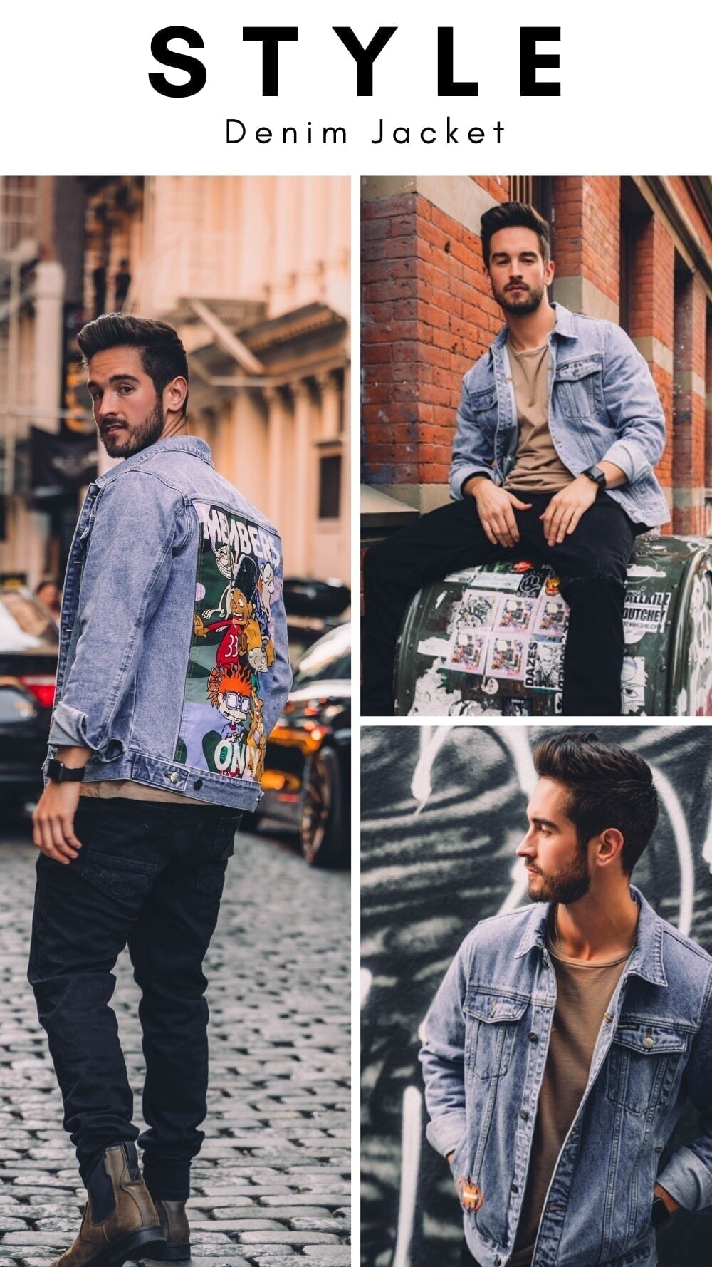 How to style denim jackets? : Mens Jean Jackets How to style denim jackets? : Mens Jean Jackets