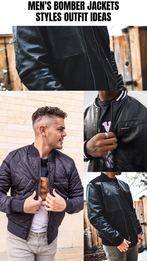 Men's Bomber Jackets Styles Outfit Ideas