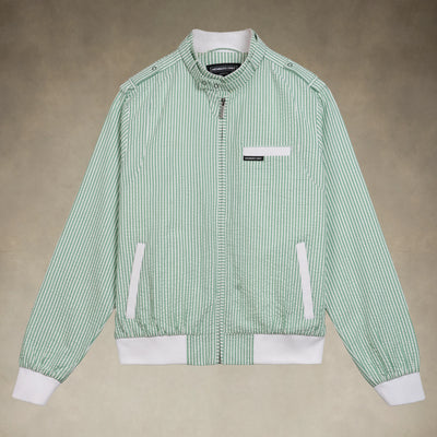 Men's Seersucker Iconic Racer Jacket
