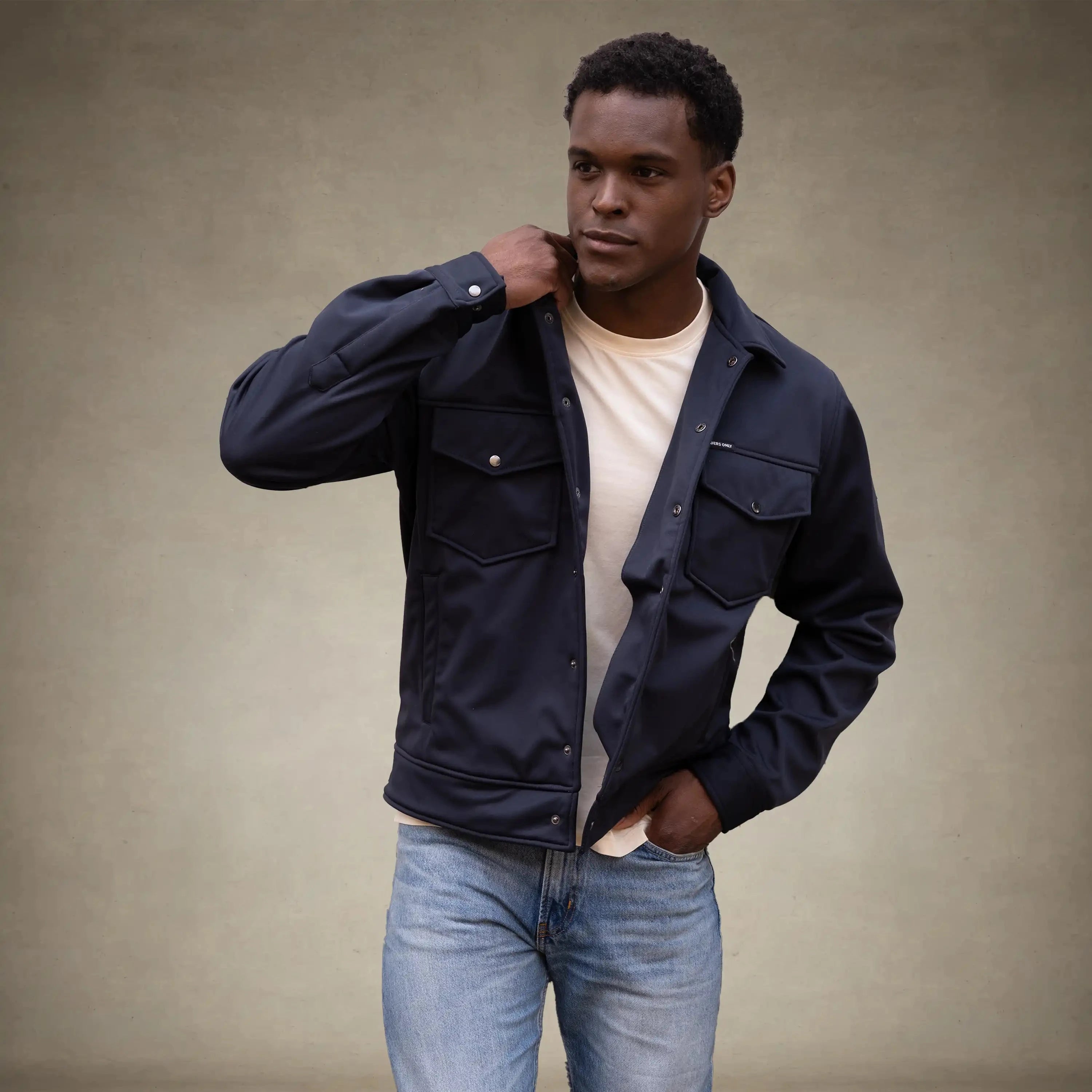 Men's Soft Shell Shirt Jacket Men's Iconic Jacket Members Only®