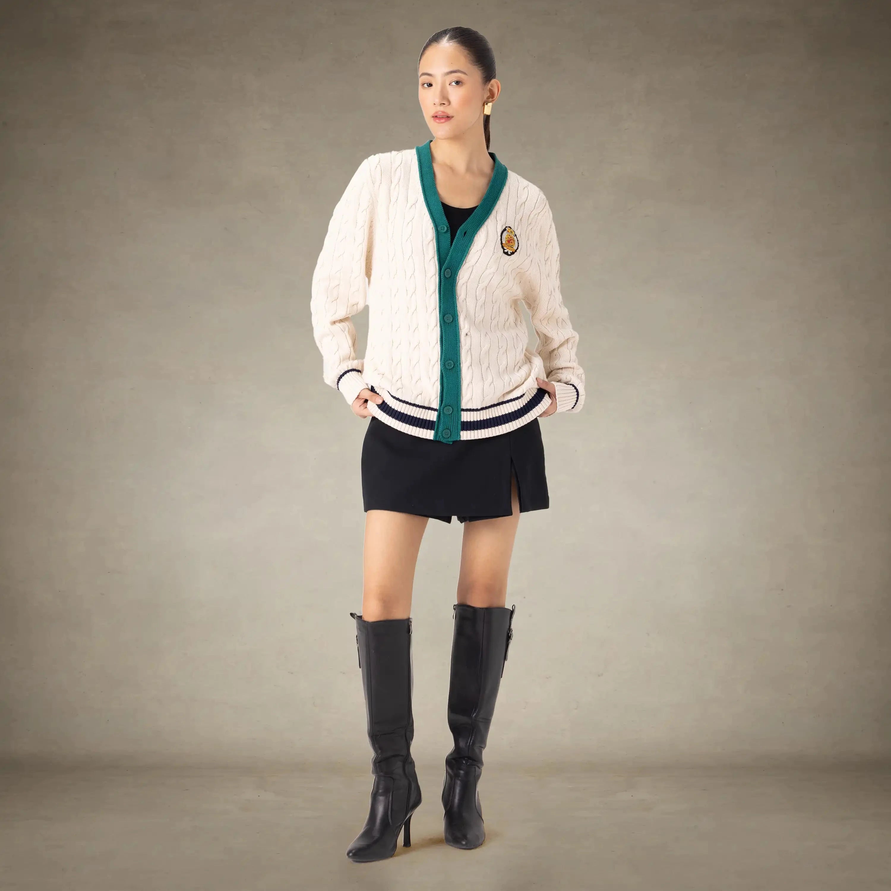 Women's Cable Knit Cardigan Members Only®