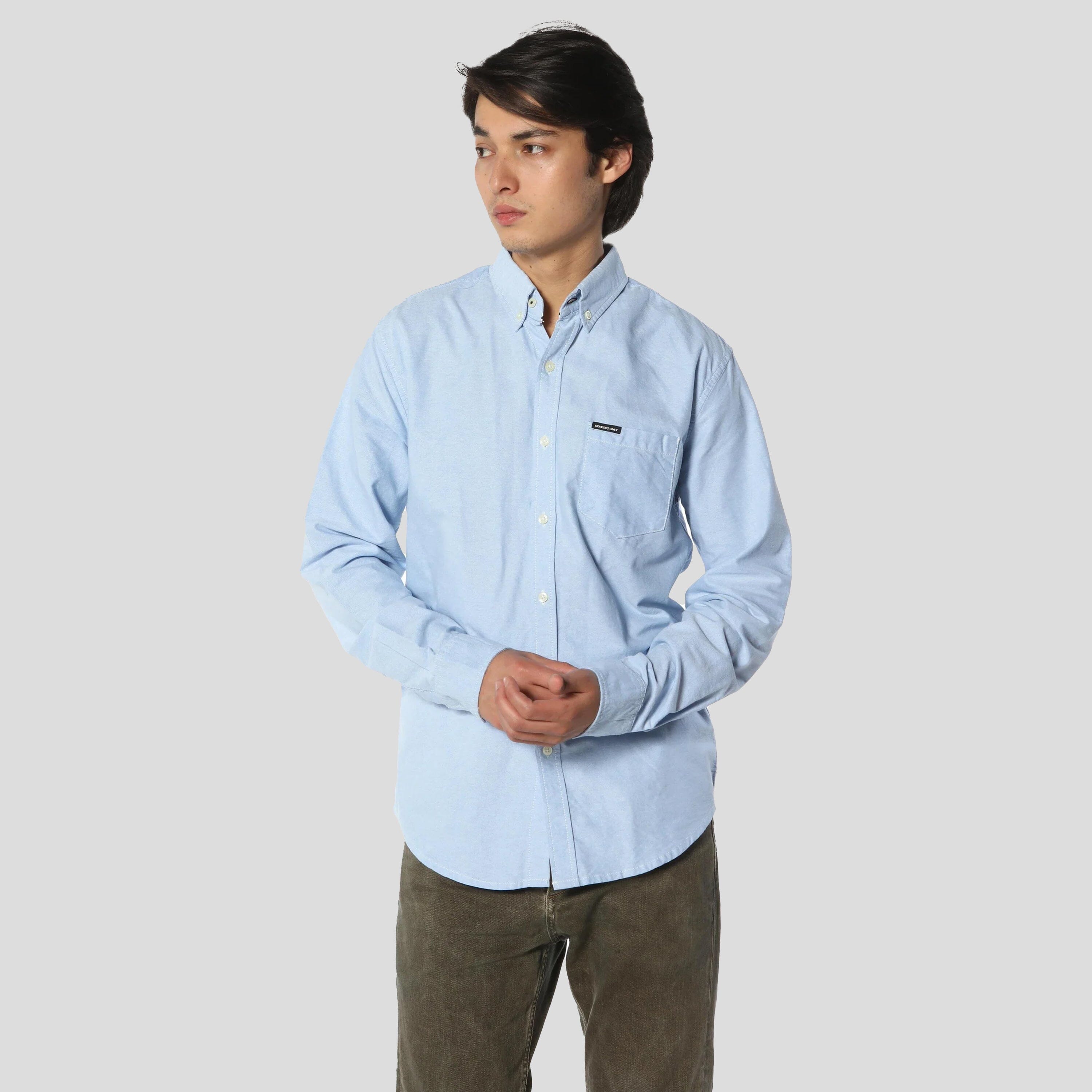 Oxford Button-Up Dress Shirt - FINAL SALE Mens Shirt Members Only 