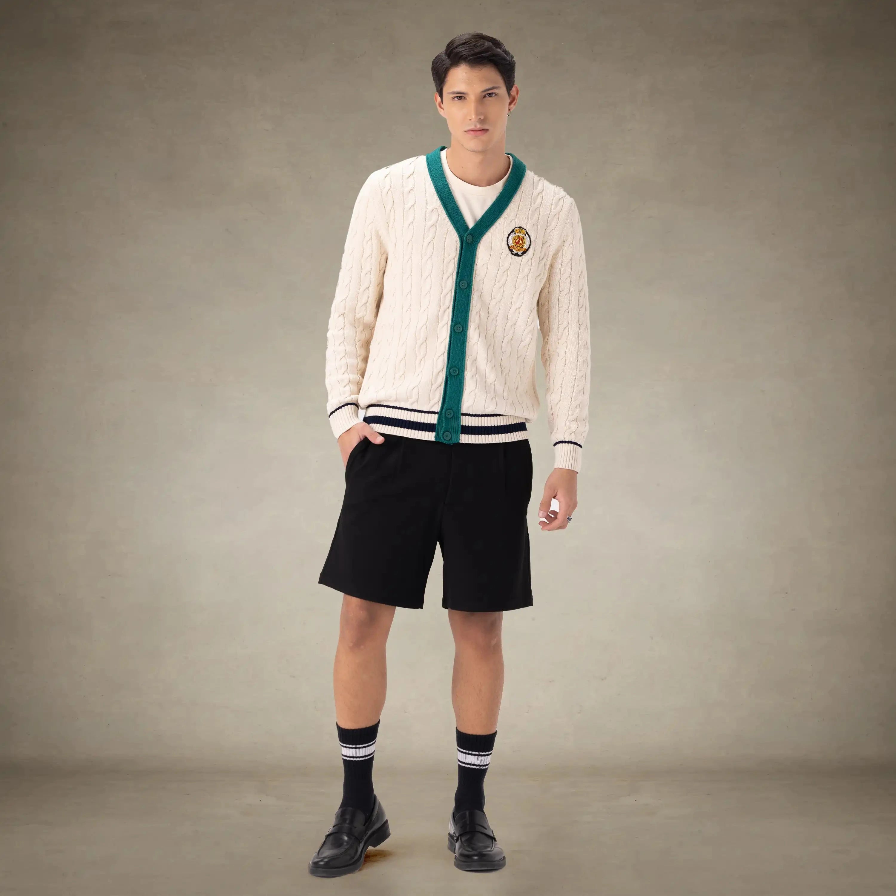 Men's Cable Knit Cardigan Members Only®