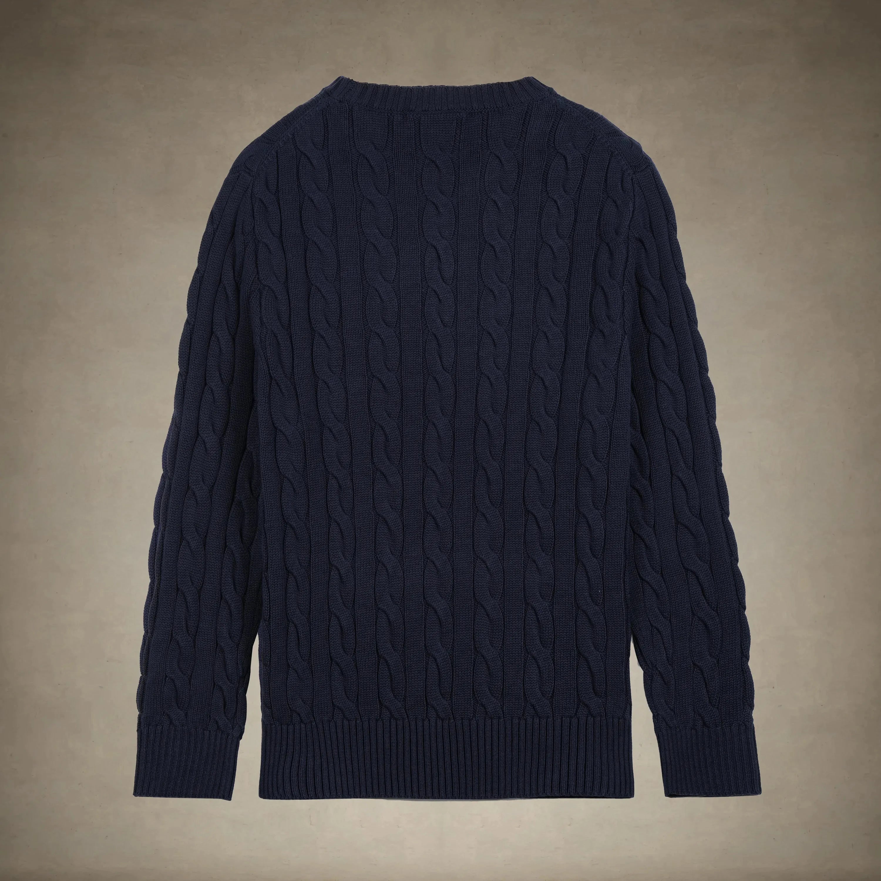Men's Crew Neck Cable Sweater Members Only®