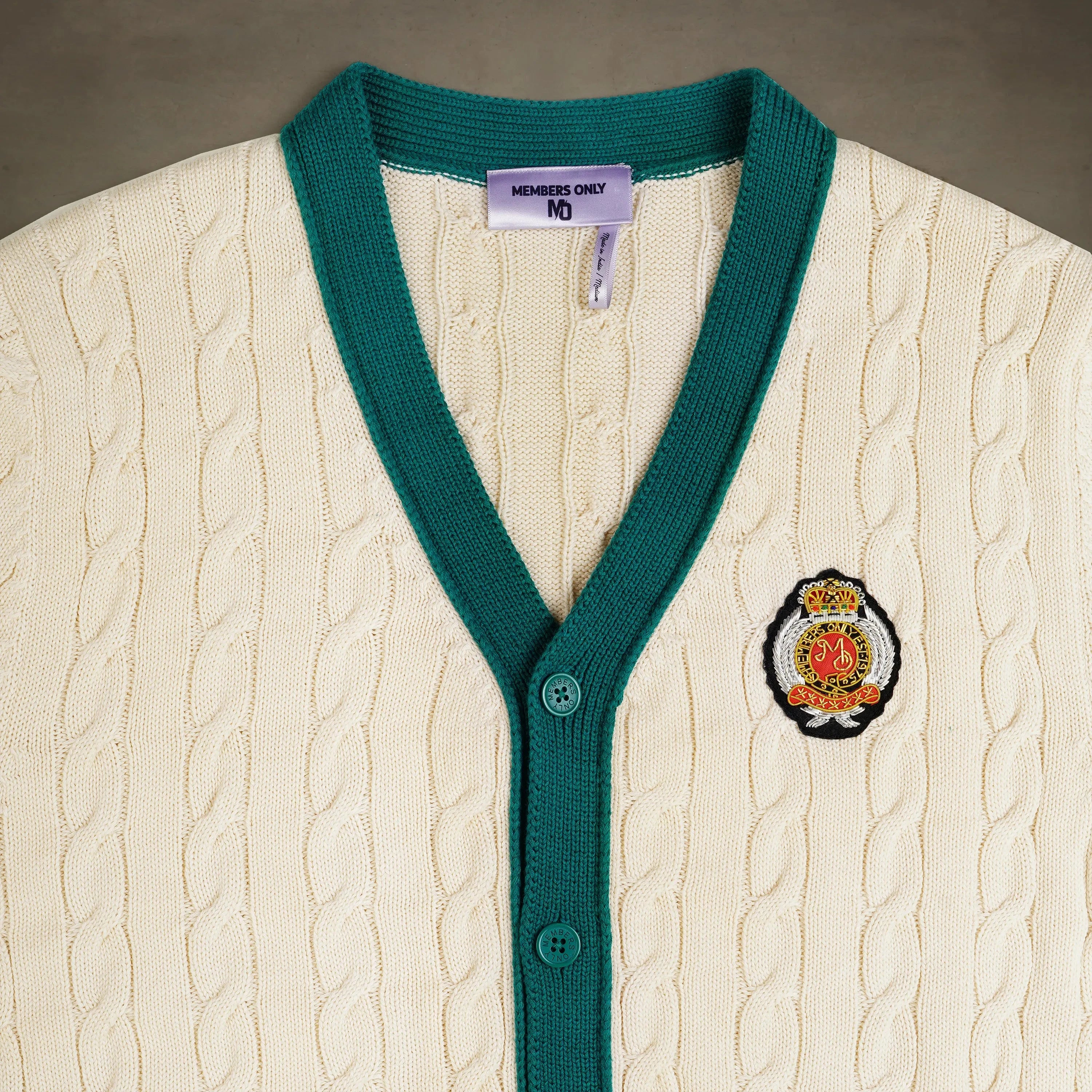 Men's Cable Knit Cardigan Members Only®