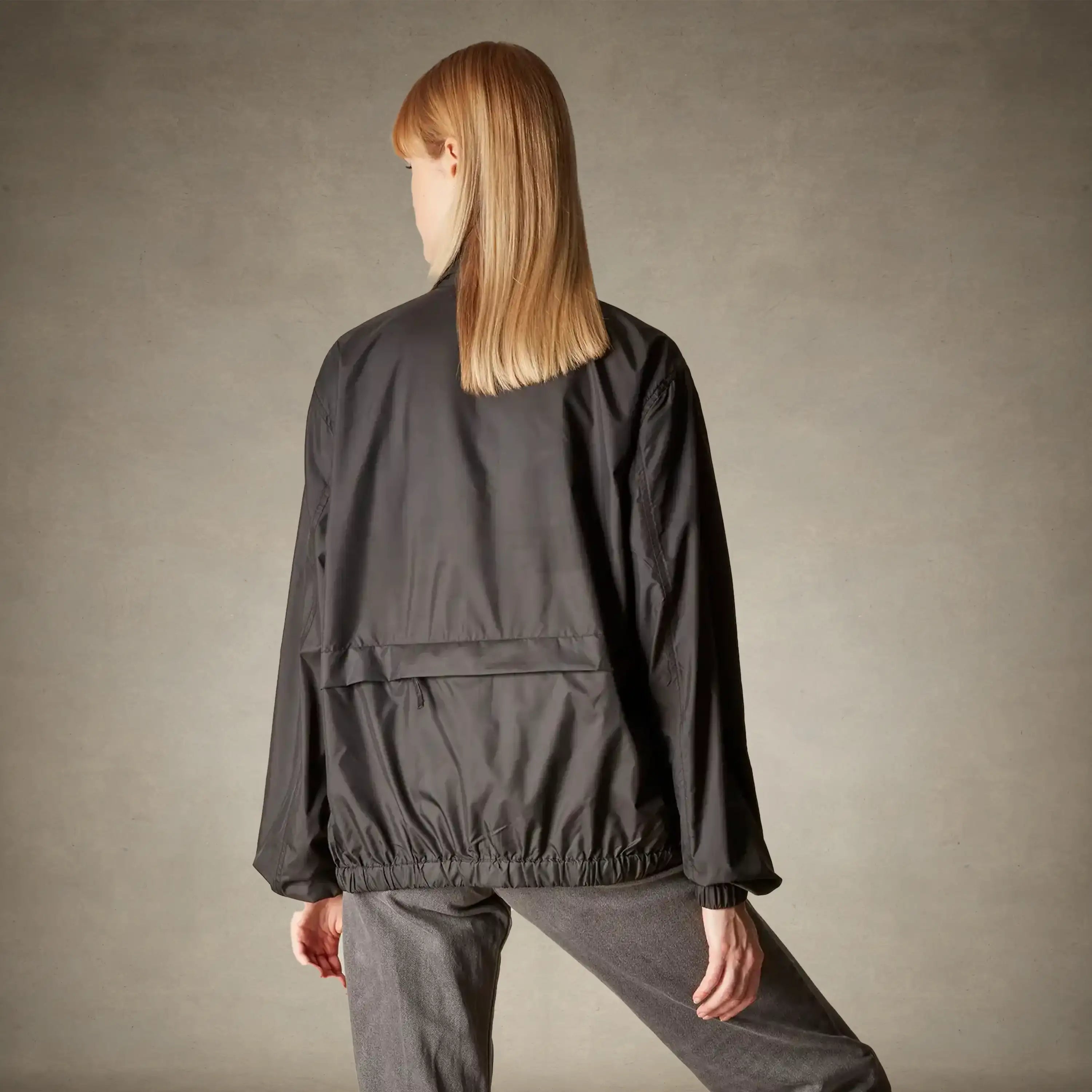 Women's Oversized Packable Windbreaker Jacket