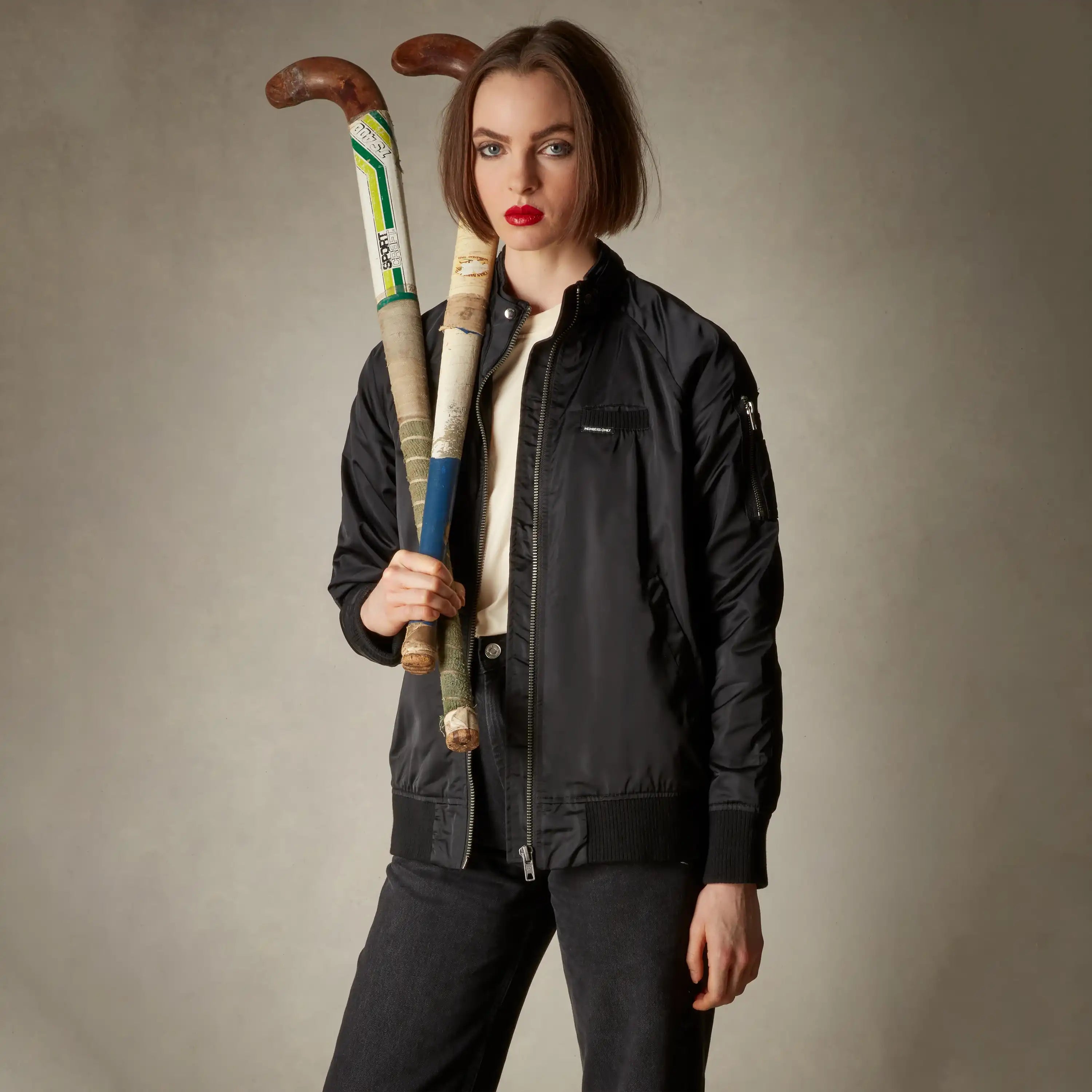 Women's Satin Bomber Jacket