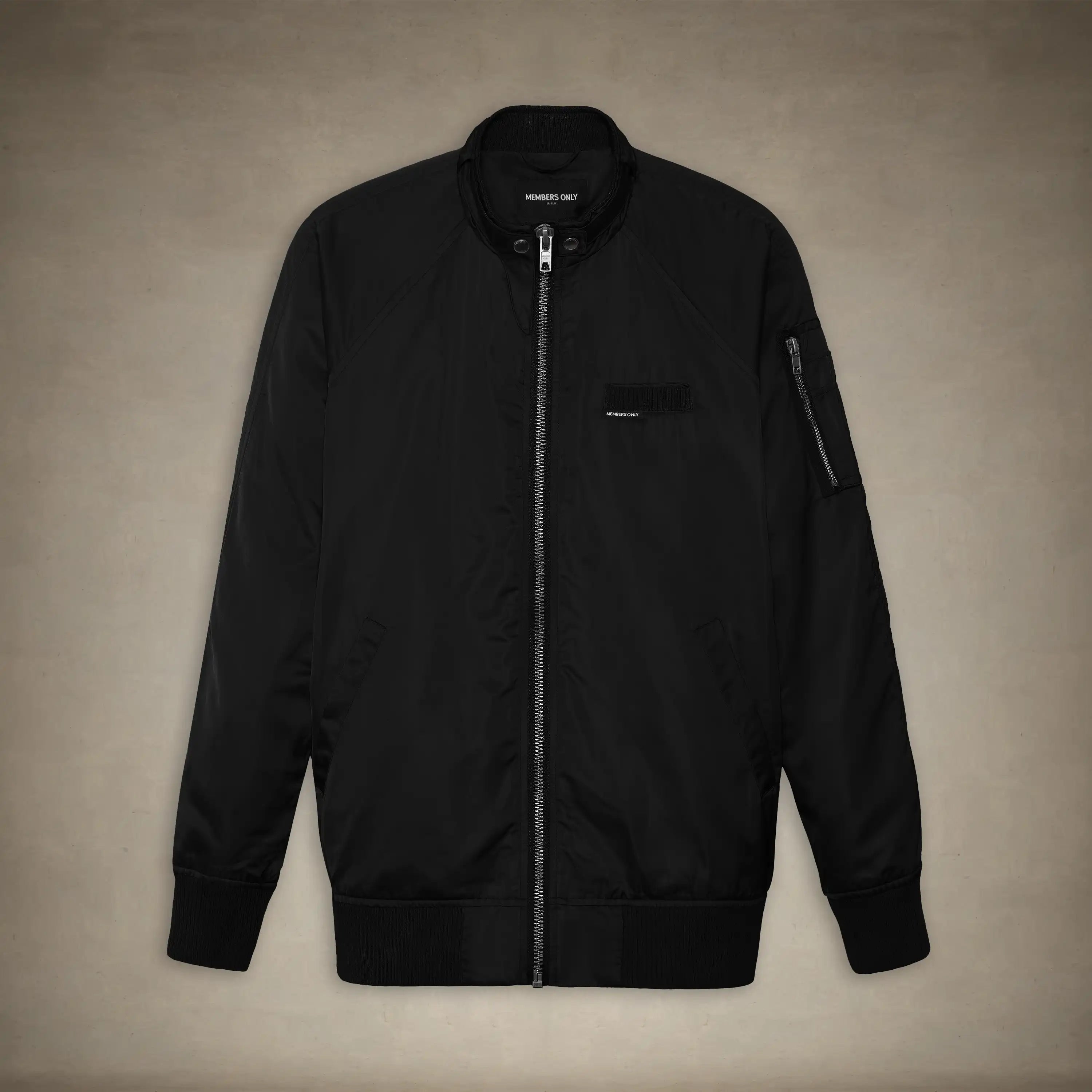 Women's Satin Bomber Jacket