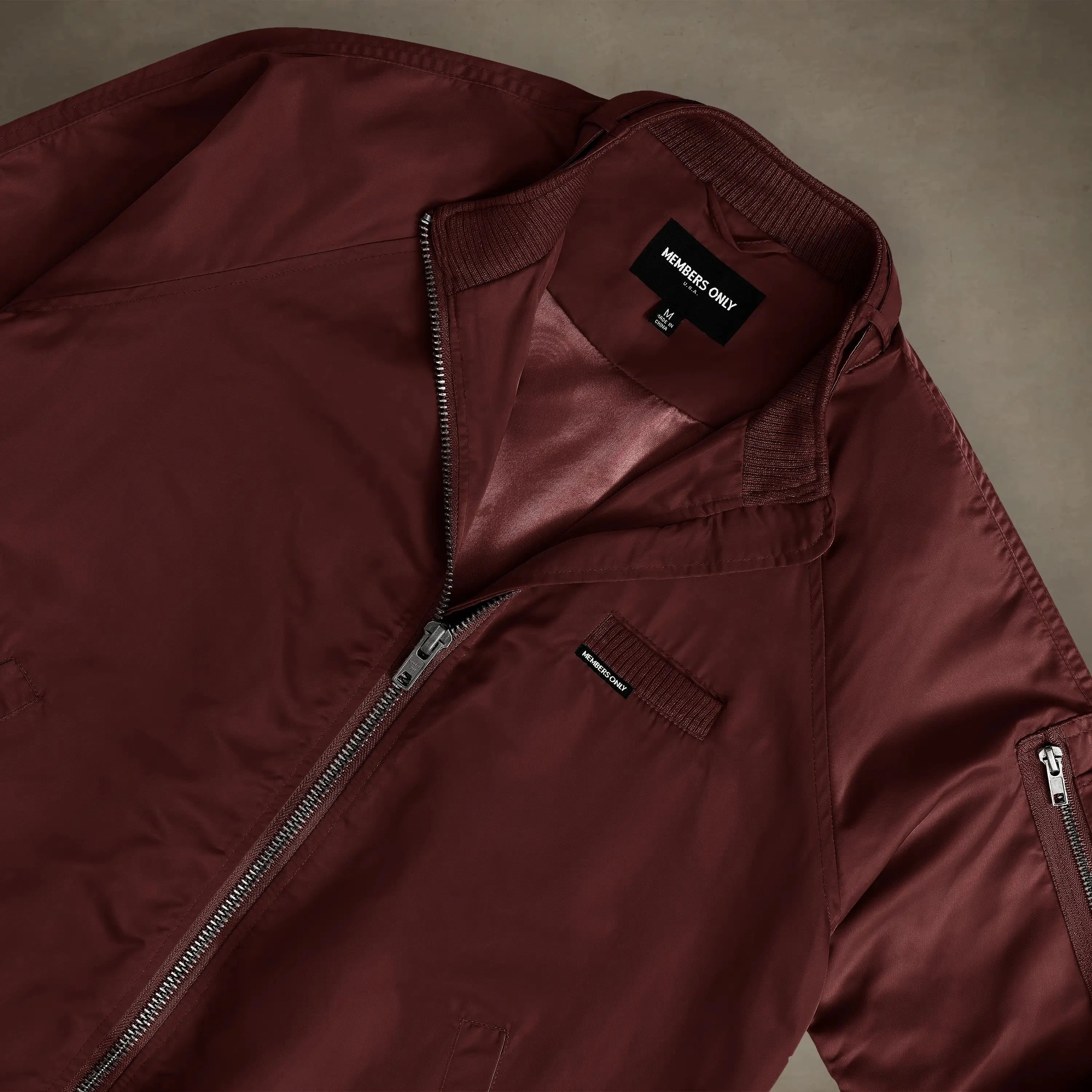 satin bomber jacket for women burgundy small