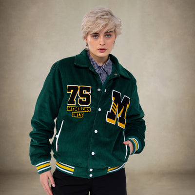 Women's Corduroy Varsity Jacket