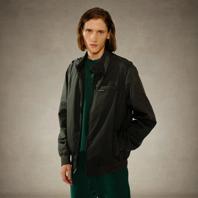 Men's Classic Iconic Racer Jacket Men's Iconic Jacket Members Only® Dark Green Small
