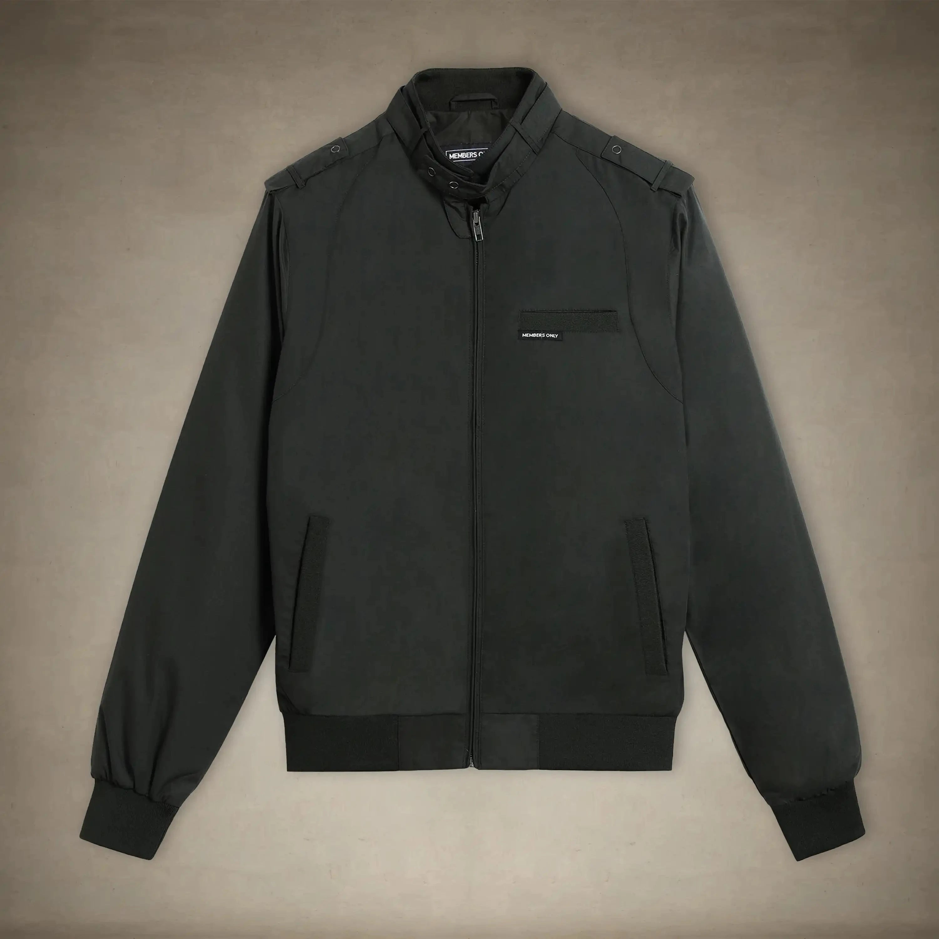 80s fashion women members only jacket dark green