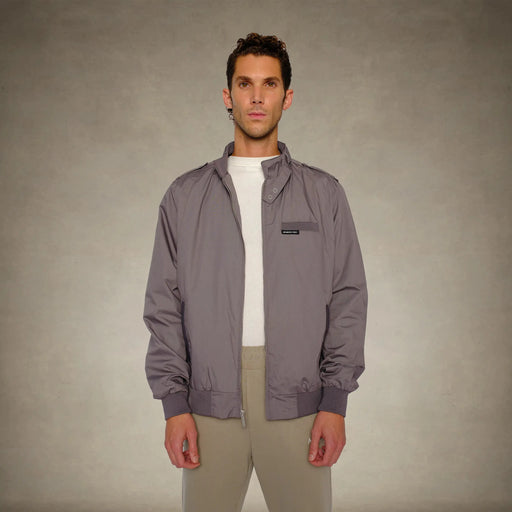 Men's Classic Iconic Racer Jacket Men's Iconic Jacket Members Only® Grey Small