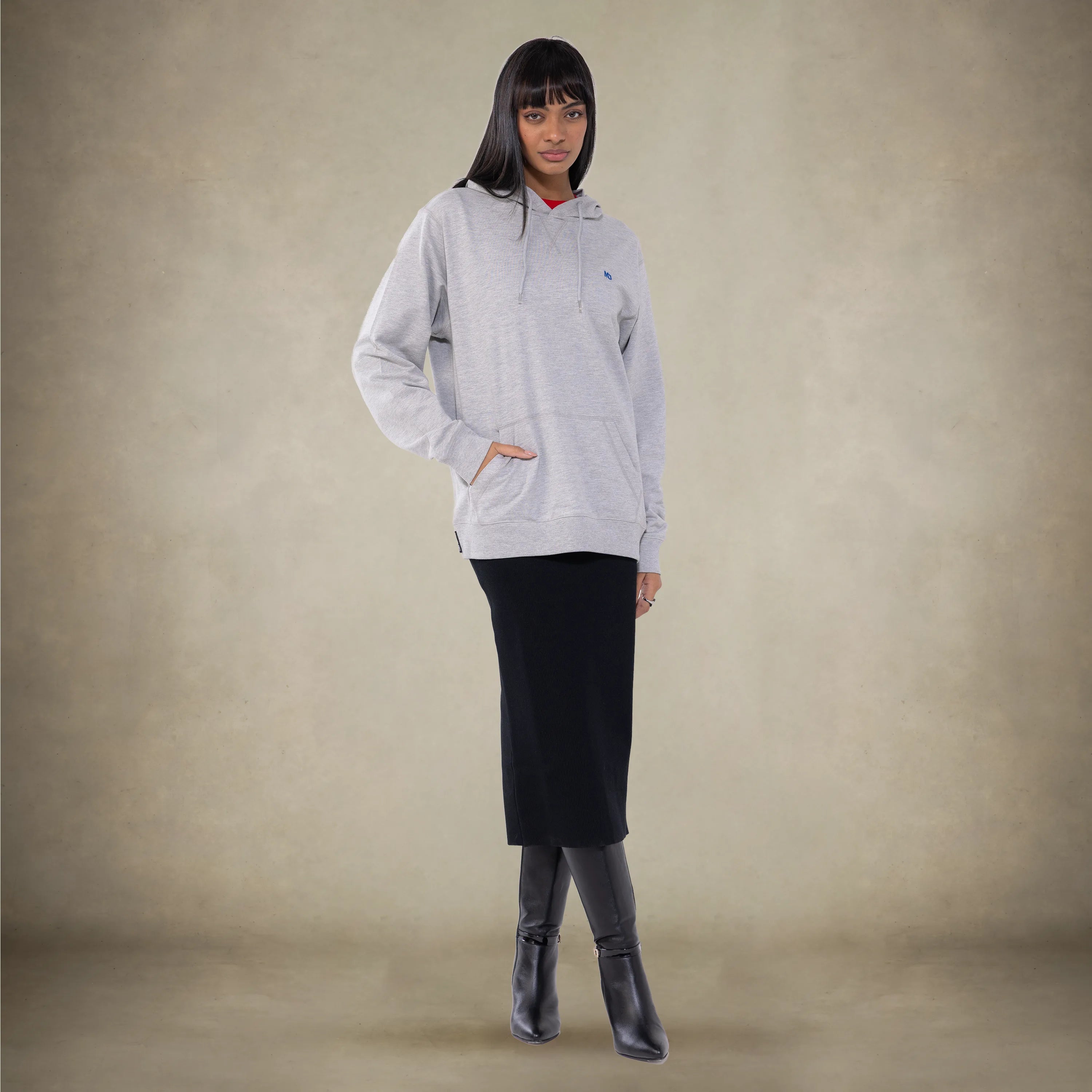 Women's Oversized Pullover Hooded Sweatshirt