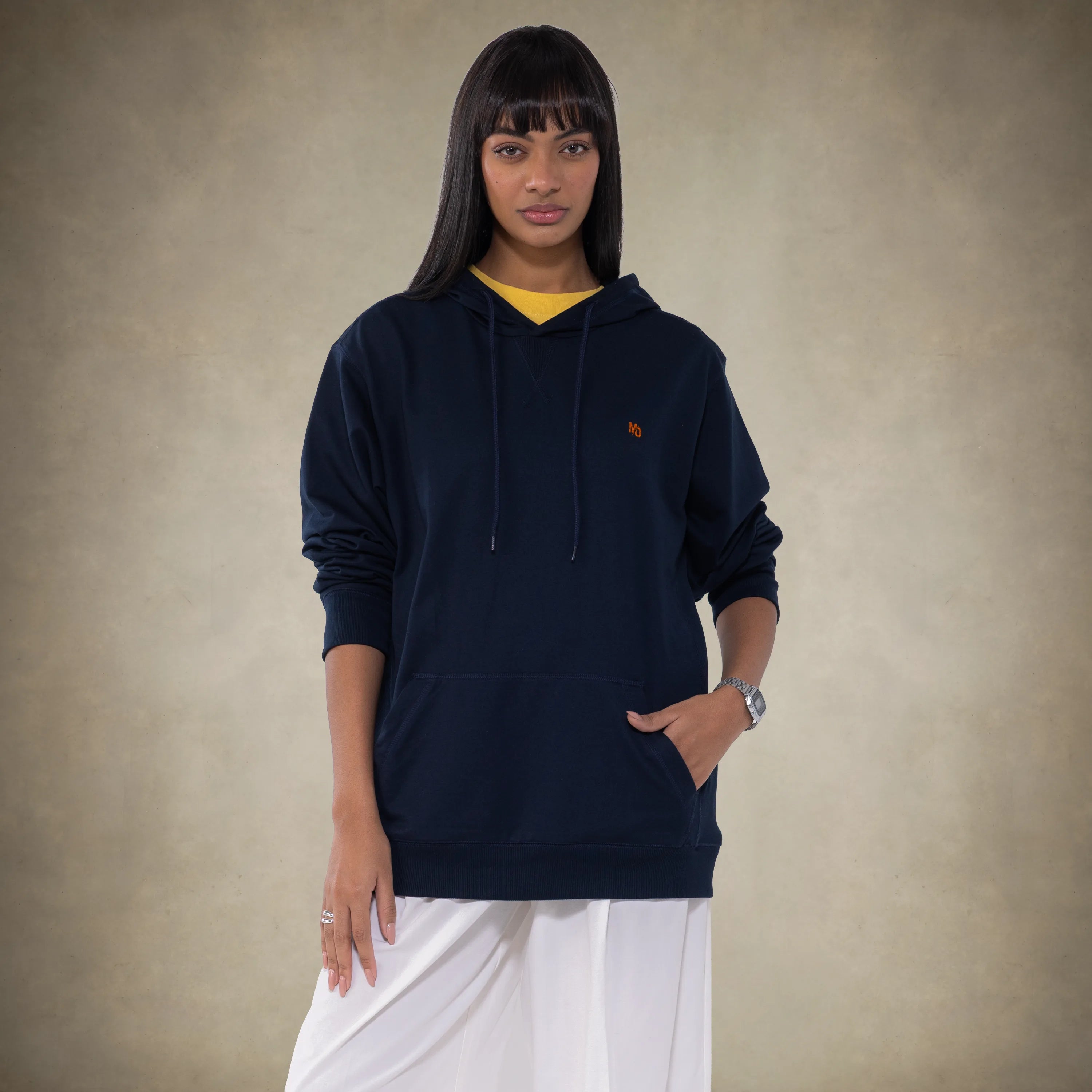 Women's Oversized Pullover Hooded Sweatshirt