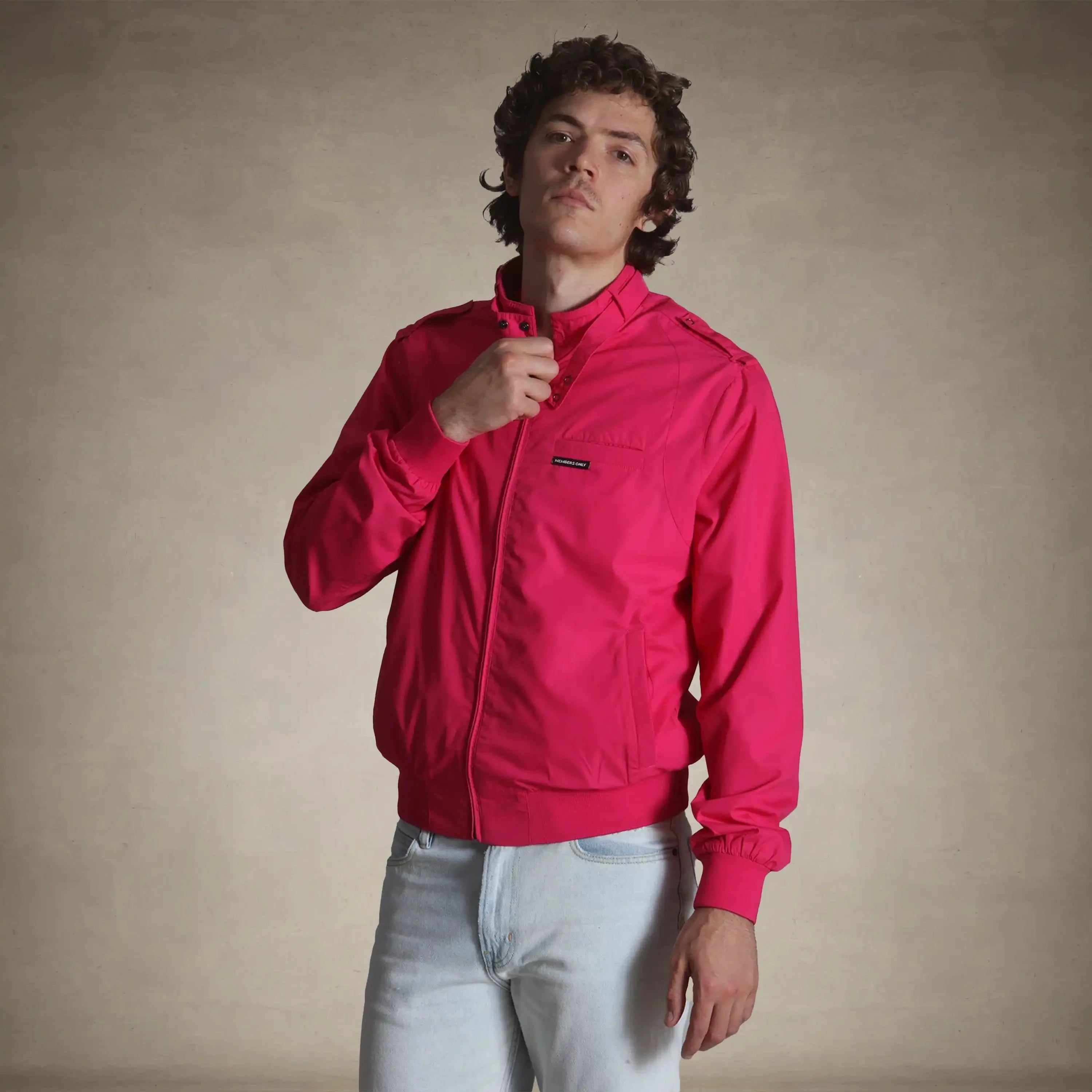 Iconic Racer Jacket Hot pink
