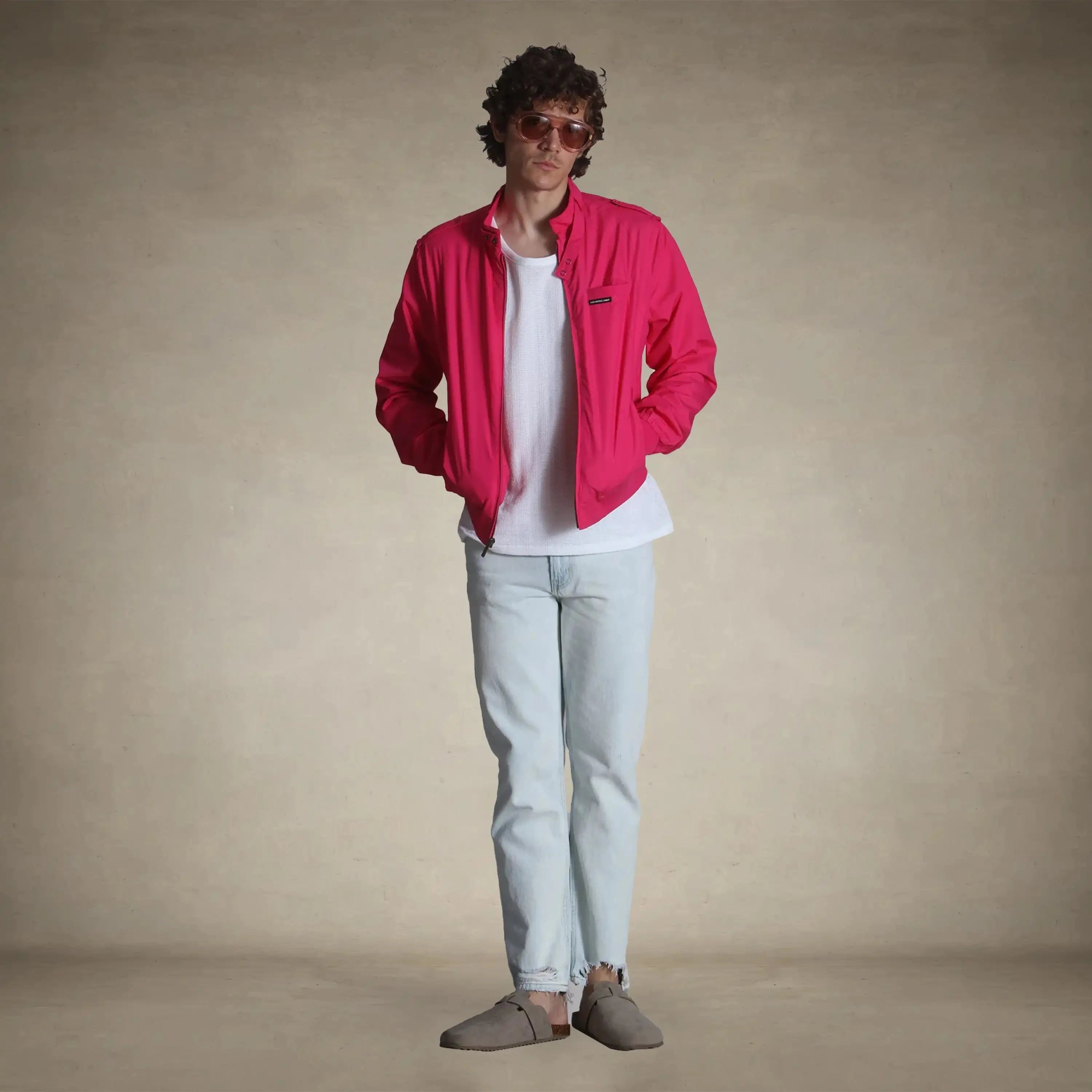 hot pink jacket for men