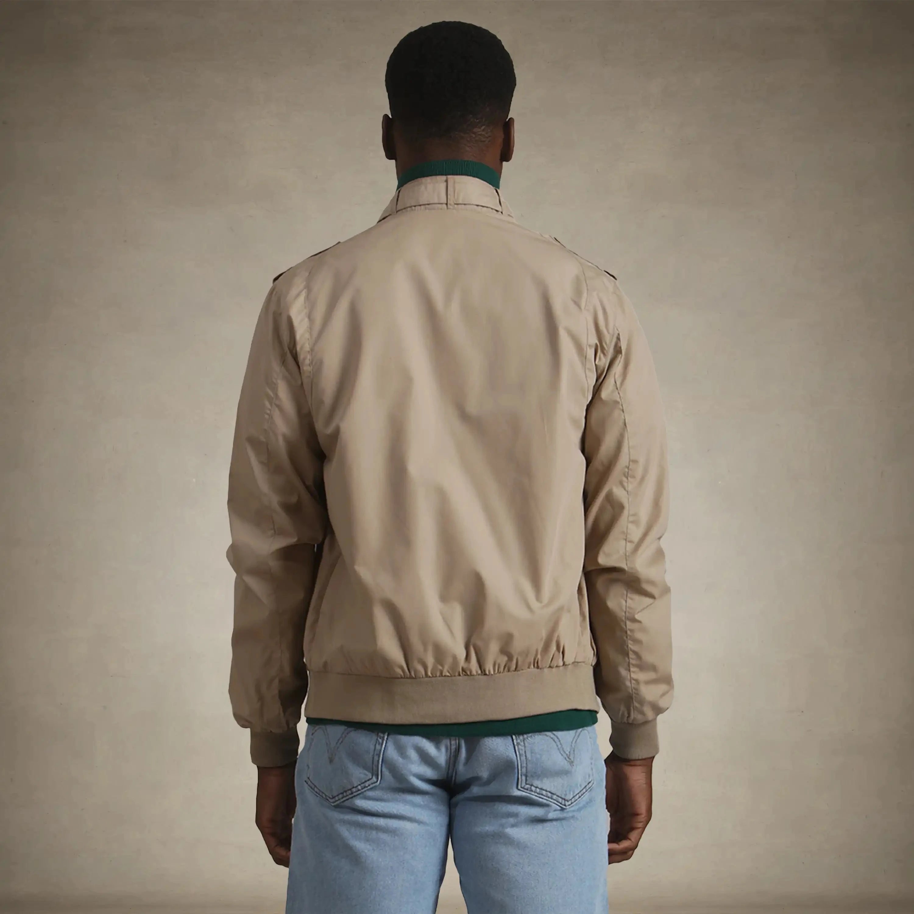 members only jacket 80s fashion khaki for men