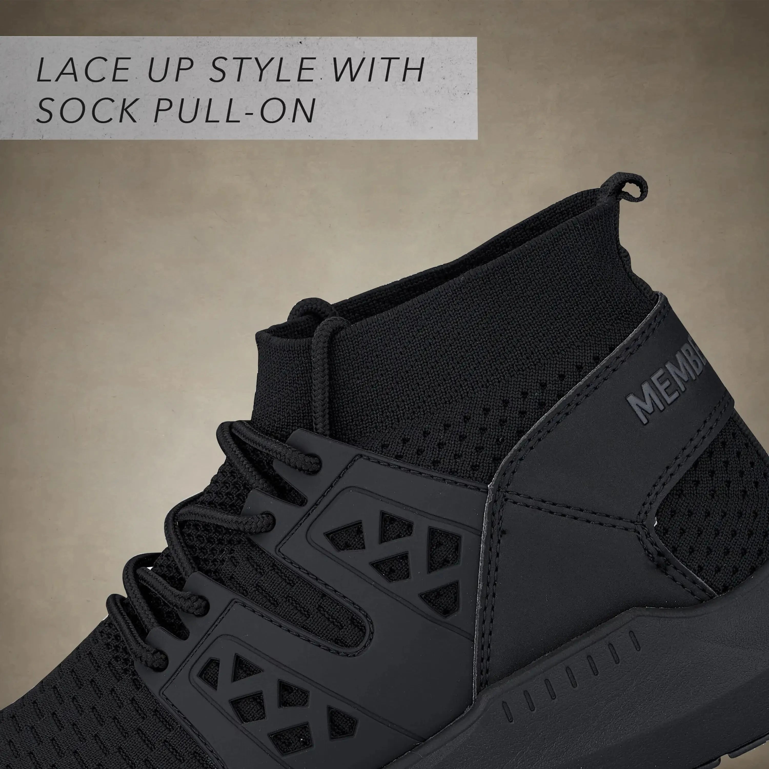 Men's Knit Sock Mono Fashion Sneaker - FINAL SALE Members Only®