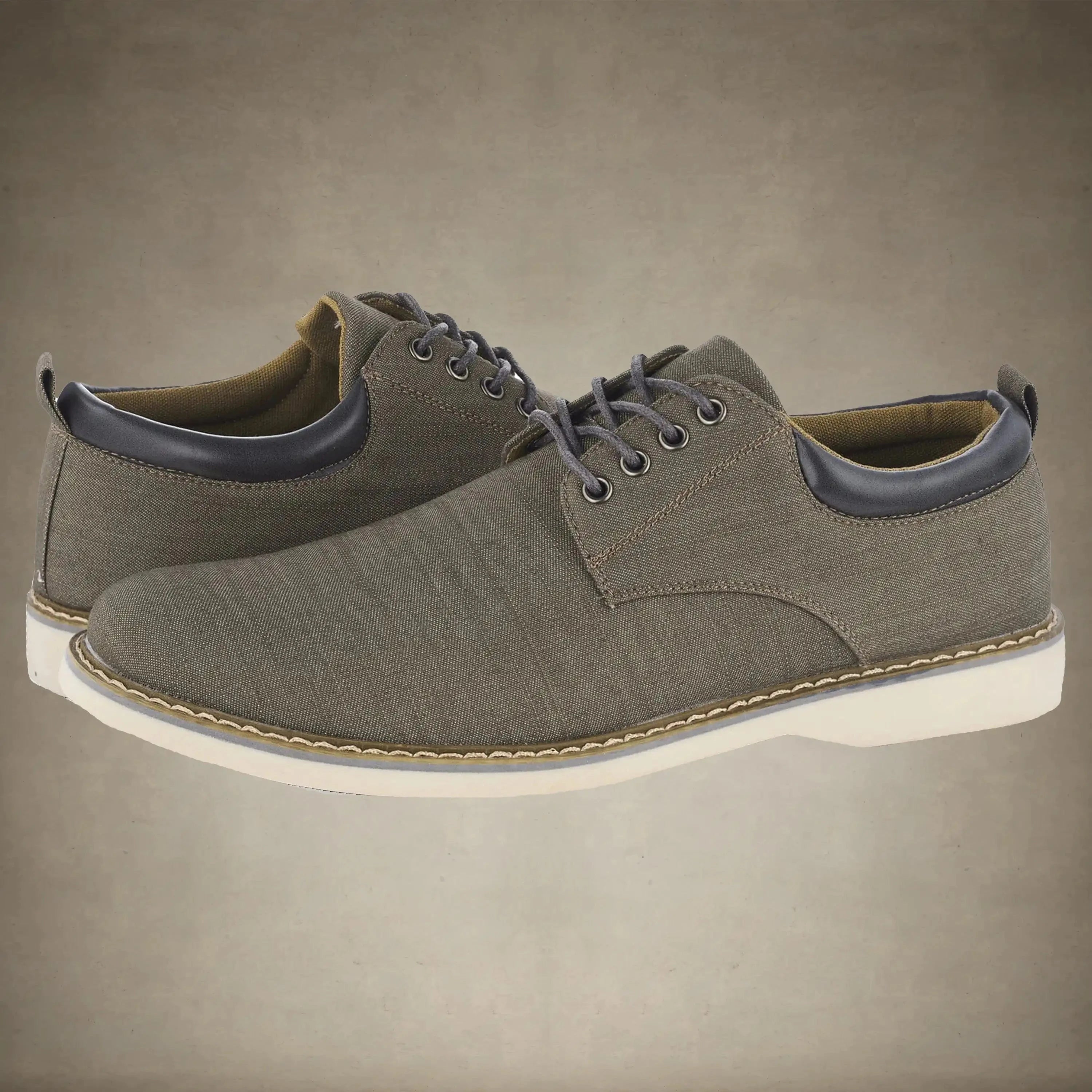 Men's Chambray Oxford Shoes - FINAL SALE Members Only® Khaki 12