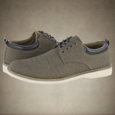 Men's Chambray Oxford Shoes - FINAL SALE Members Only® Khaki 12