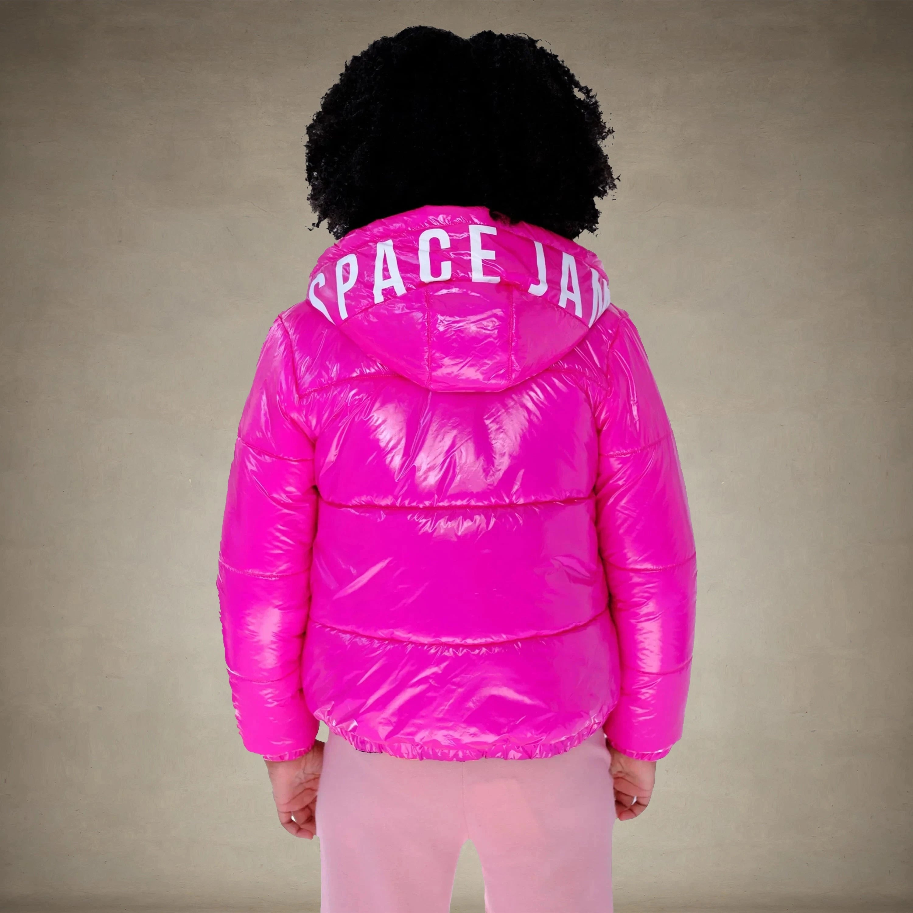 Girl's Cire Puffer with Mash Print Lining Jacket - FINAL SALE Girl's Jacket Members Only®