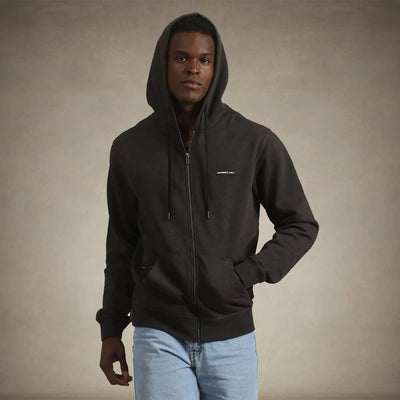 Men's Brooklyn Zip-Up Hoodie Men's hoodies & sweatshirts Members Only® Charcoal Small