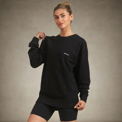 Women's Preston Crew Neck Oversized Sweatshirt Women's hoodies & sweatshirts Members Only® Black Small