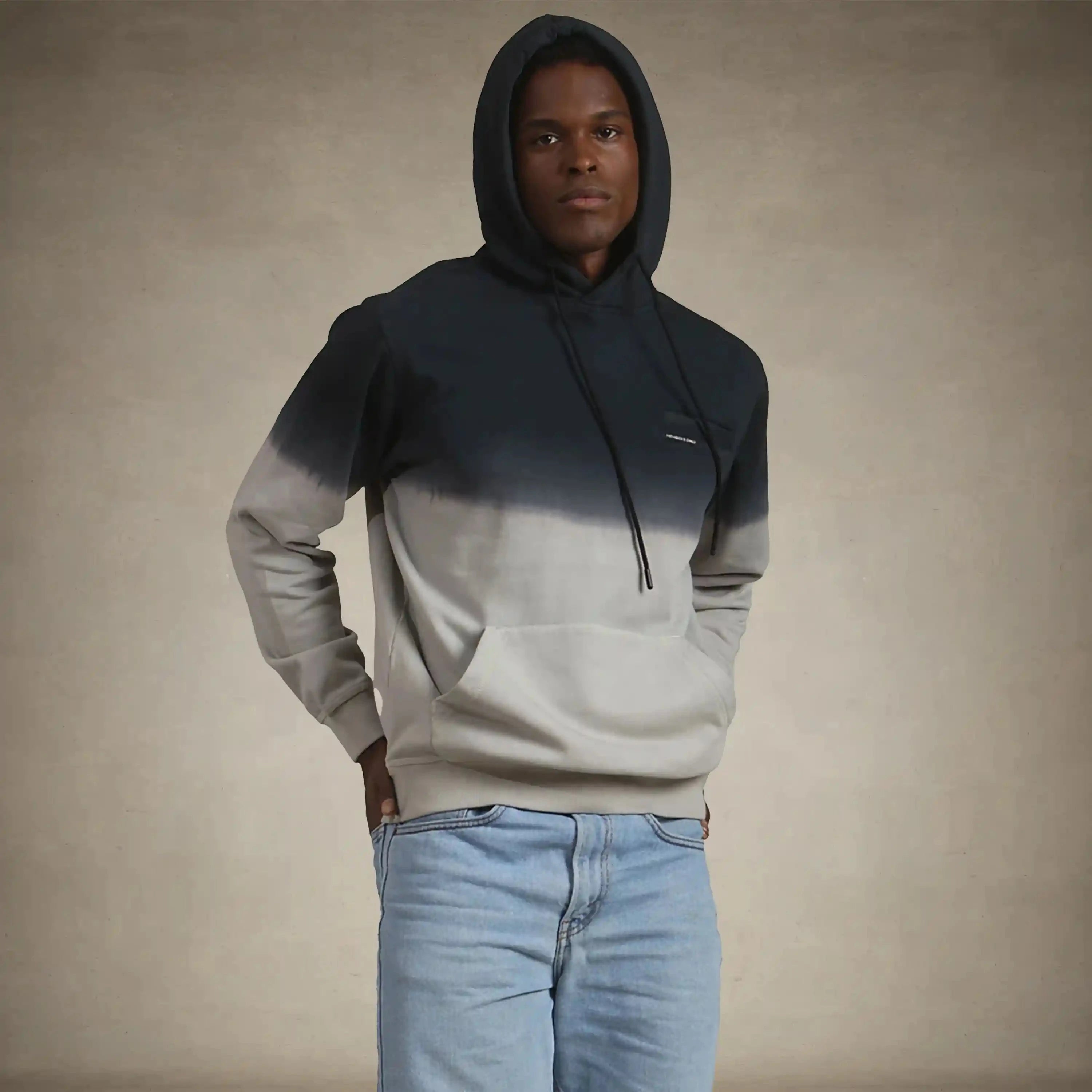 Men's Emerson Ombre Hooded Sweatshirt Men's hoodies & sweatshirts Members Only® Grey Small