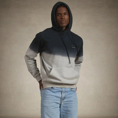 Men's Emerson Ombre Hooded Sweatshirt Men's hoodies & sweatshirts Members Only® Grey Small