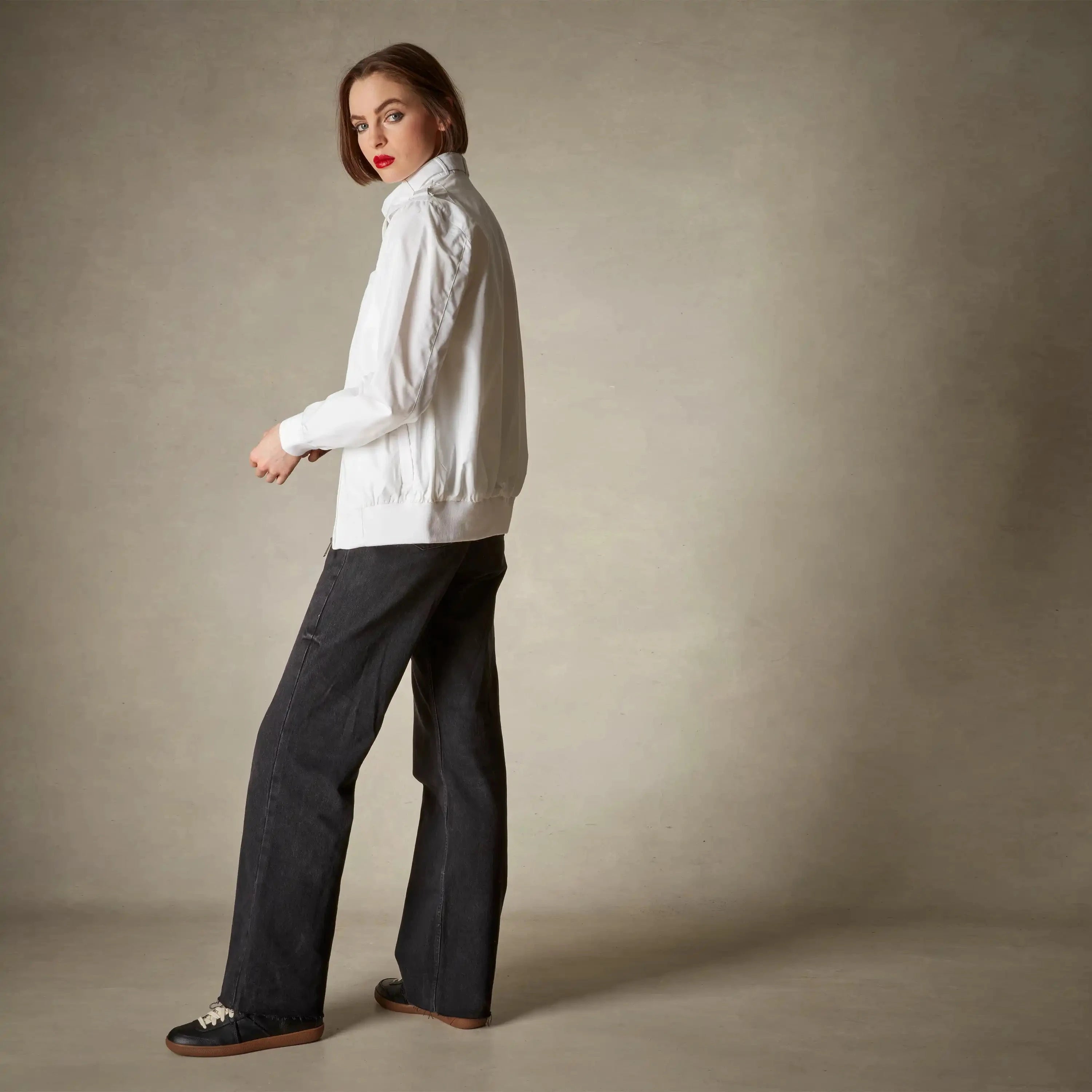 members only white spring jacket for women