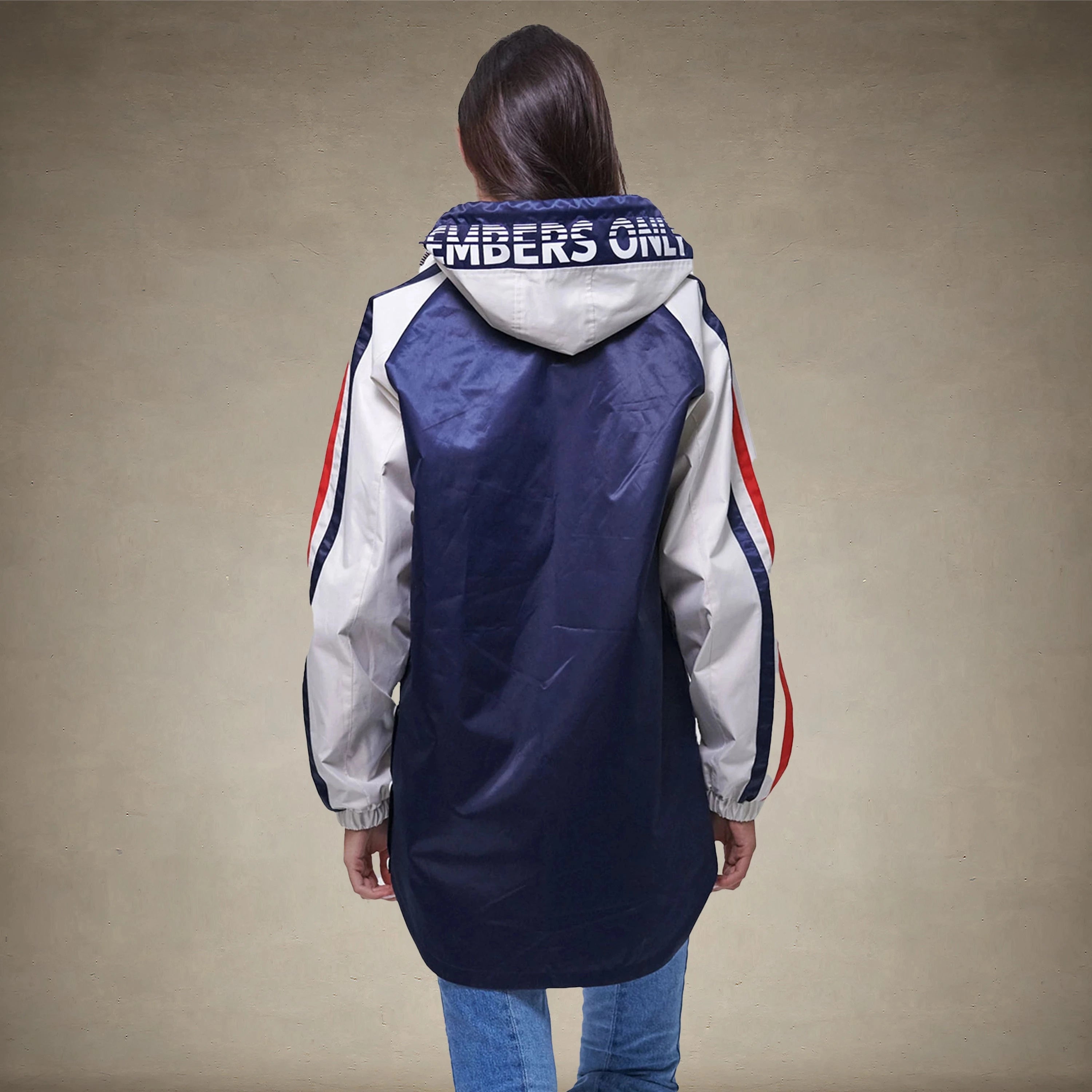 Women's Long Satin Twill Jacket - FINAL SALE Womens Jacket Members Only®