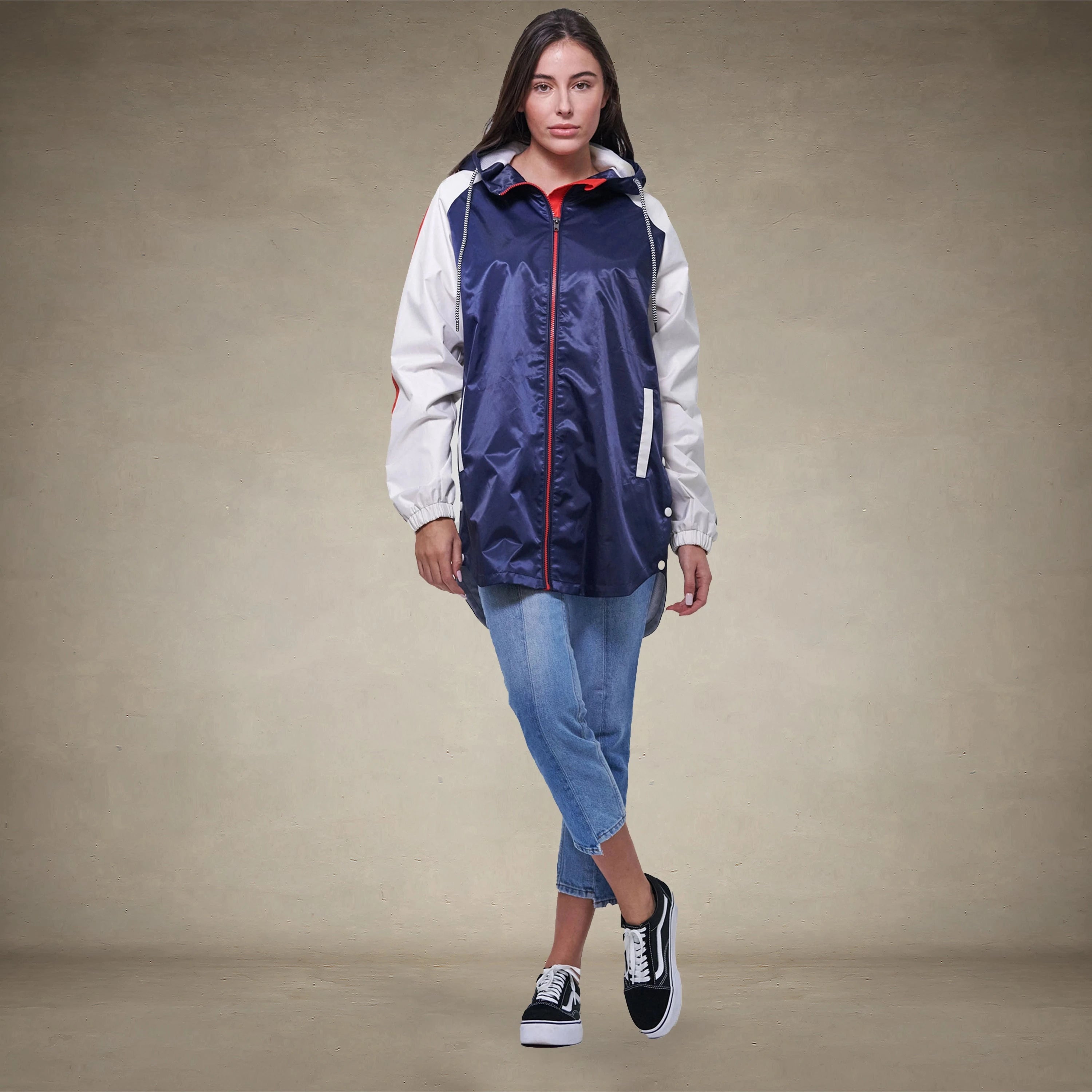 Women's Long Satin Twill Jacket - FINAL SALE Womens Jacket Members Only®