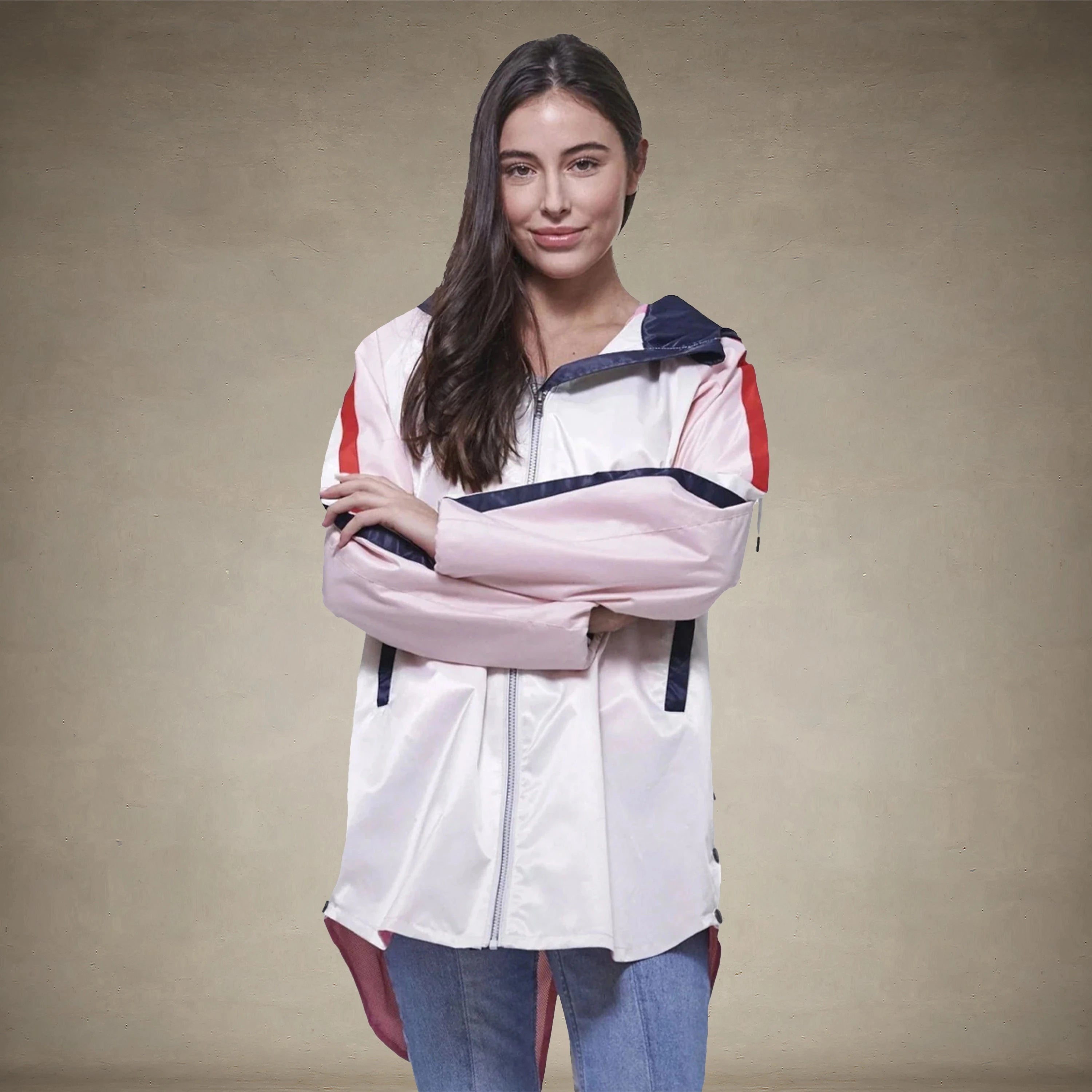 Women's Long Satin Twill Jacket - FINAL SALE Womens Jacket Members Only®