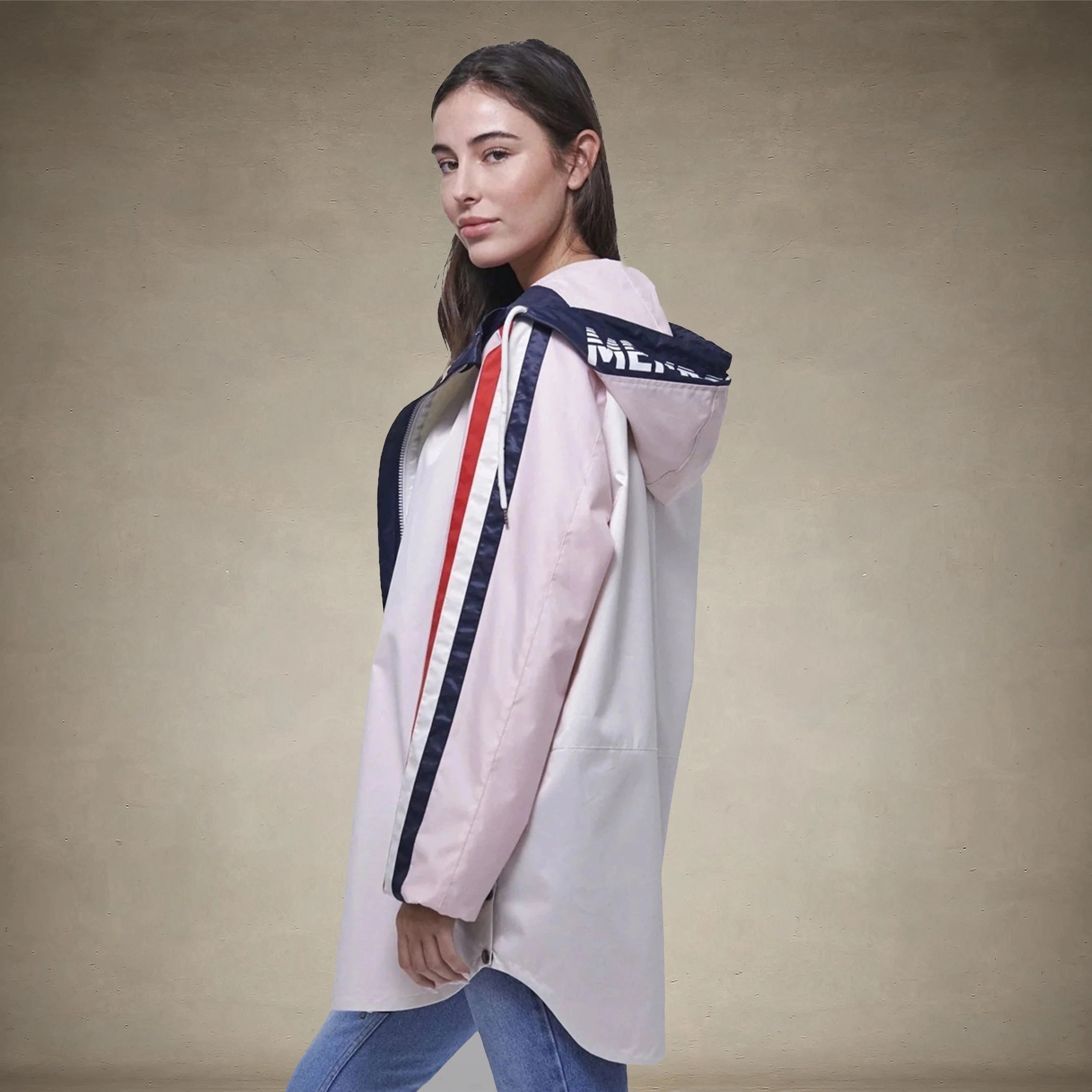 Women's Long Satin Twill Jacket - FINAL SALE Womens Jacket Members Only®