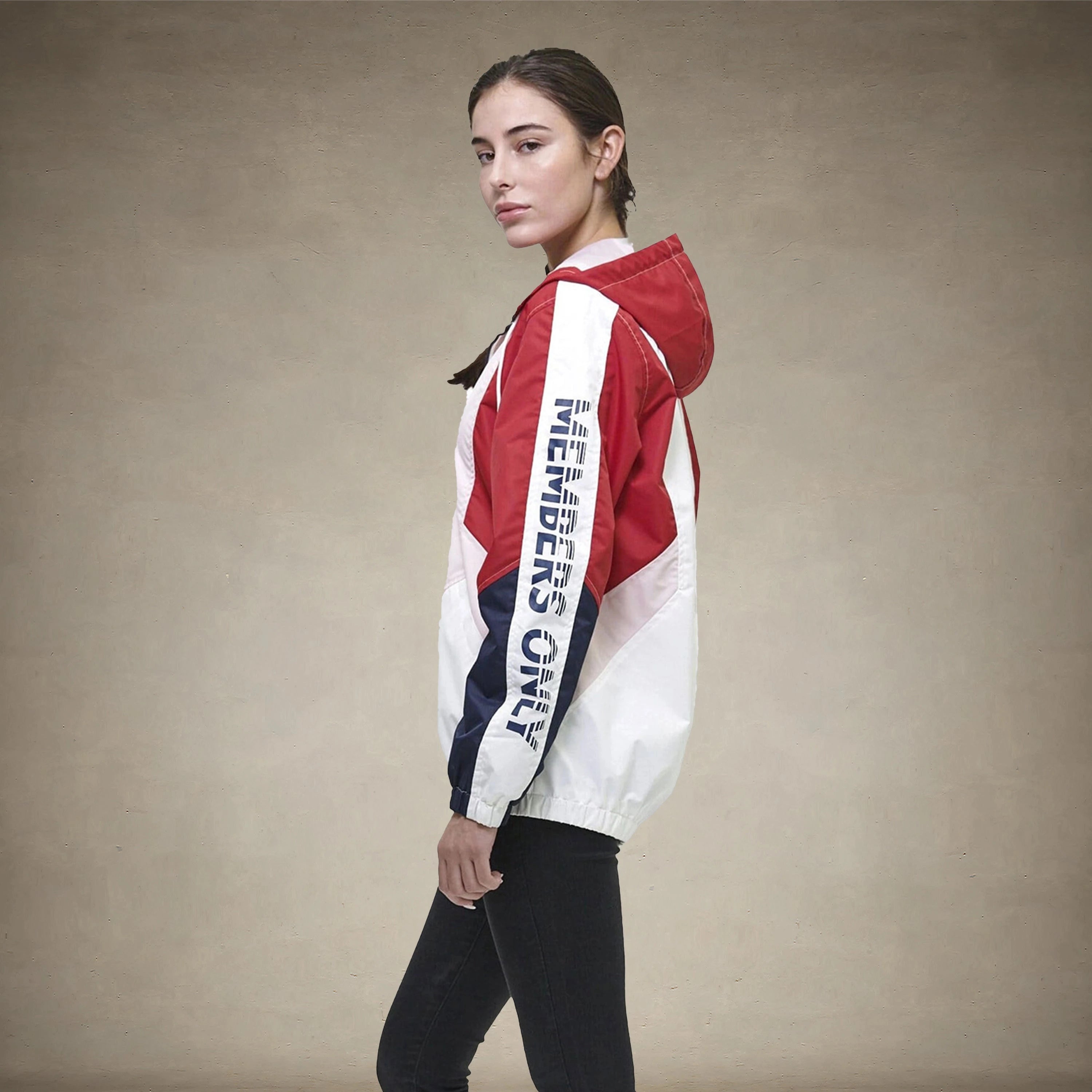 Women's Color Block Poly Taslon Zip Front Jacket - FINAL SALE Womens Jacket Members Only®
