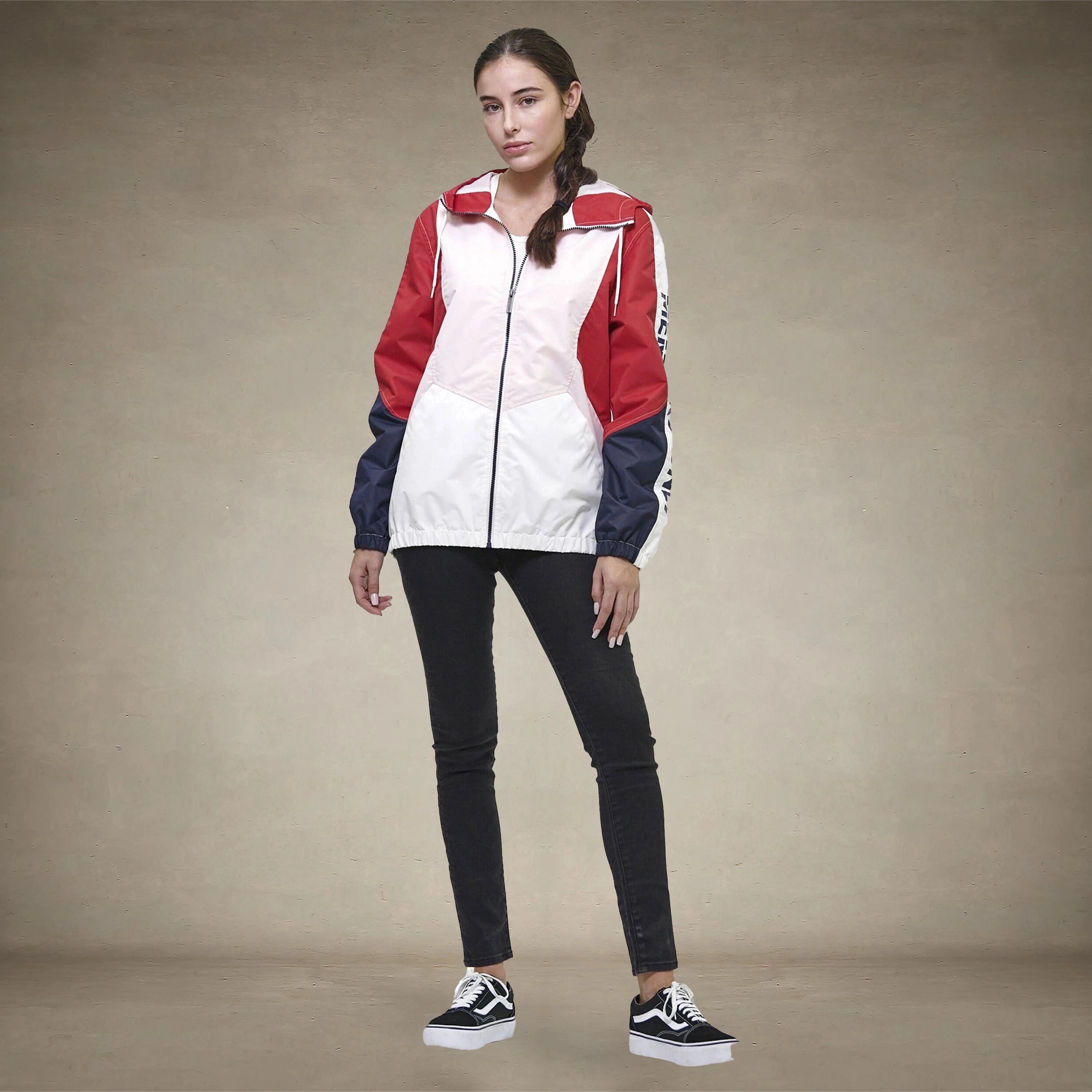 Women's Color Block Poly Taslon Zip Front Jacket - FINAL SALE Womens Jacket Members Only®