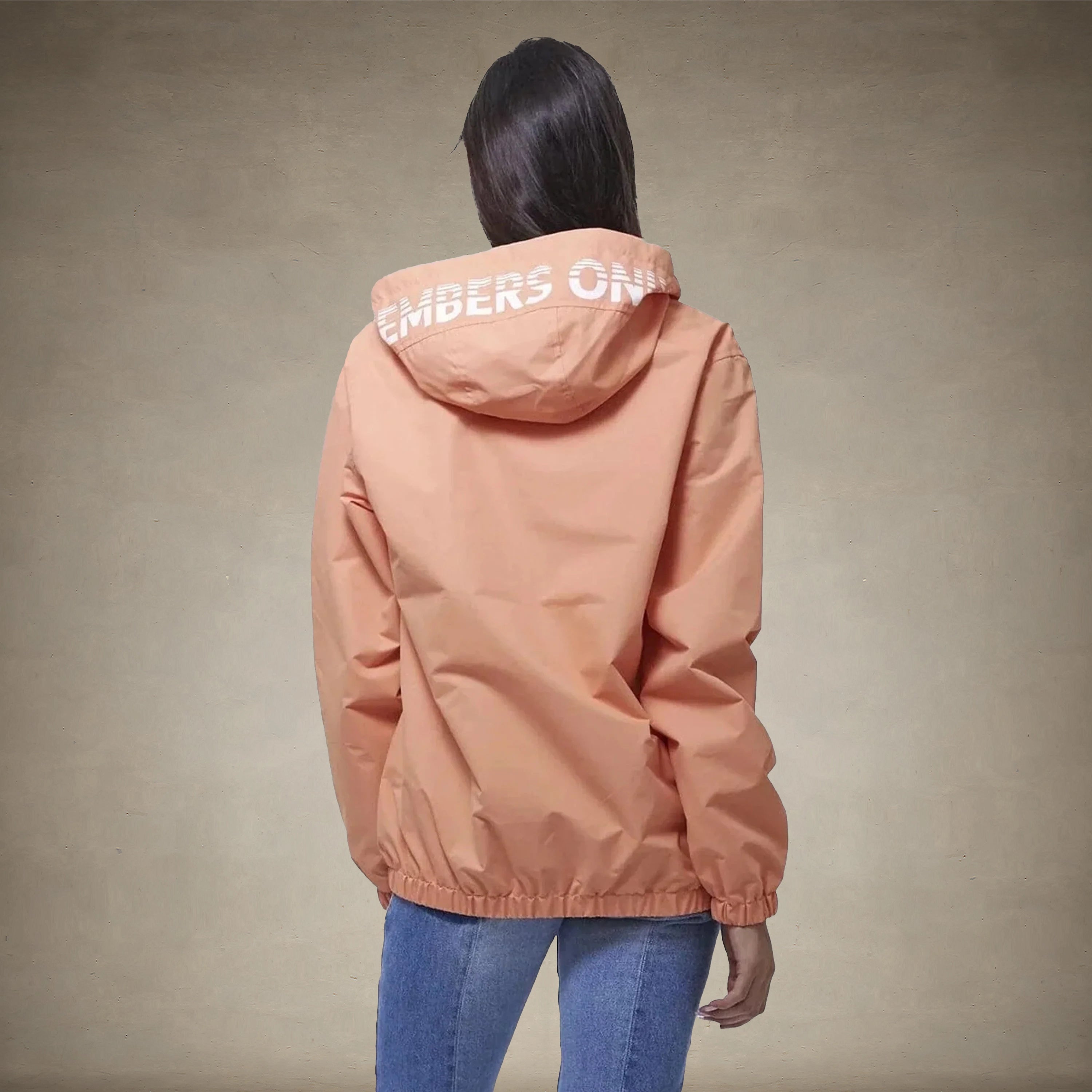 Women's Poly Taslon Pullover Jacket with hood - FINAL SALE