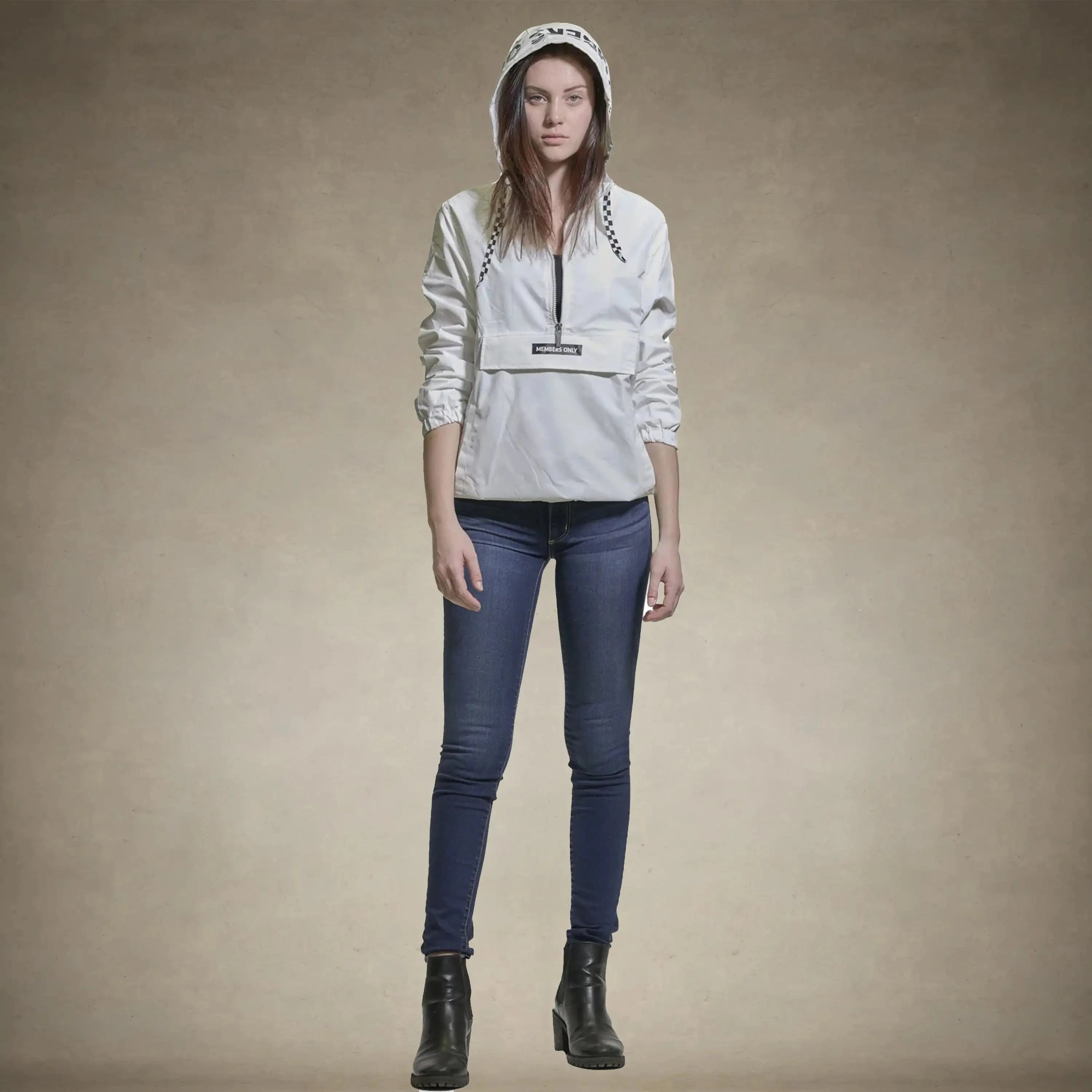 Women's Poly Taslon Pullover Jacket with hood - FINAL SALE Womens Jacket Members Only®