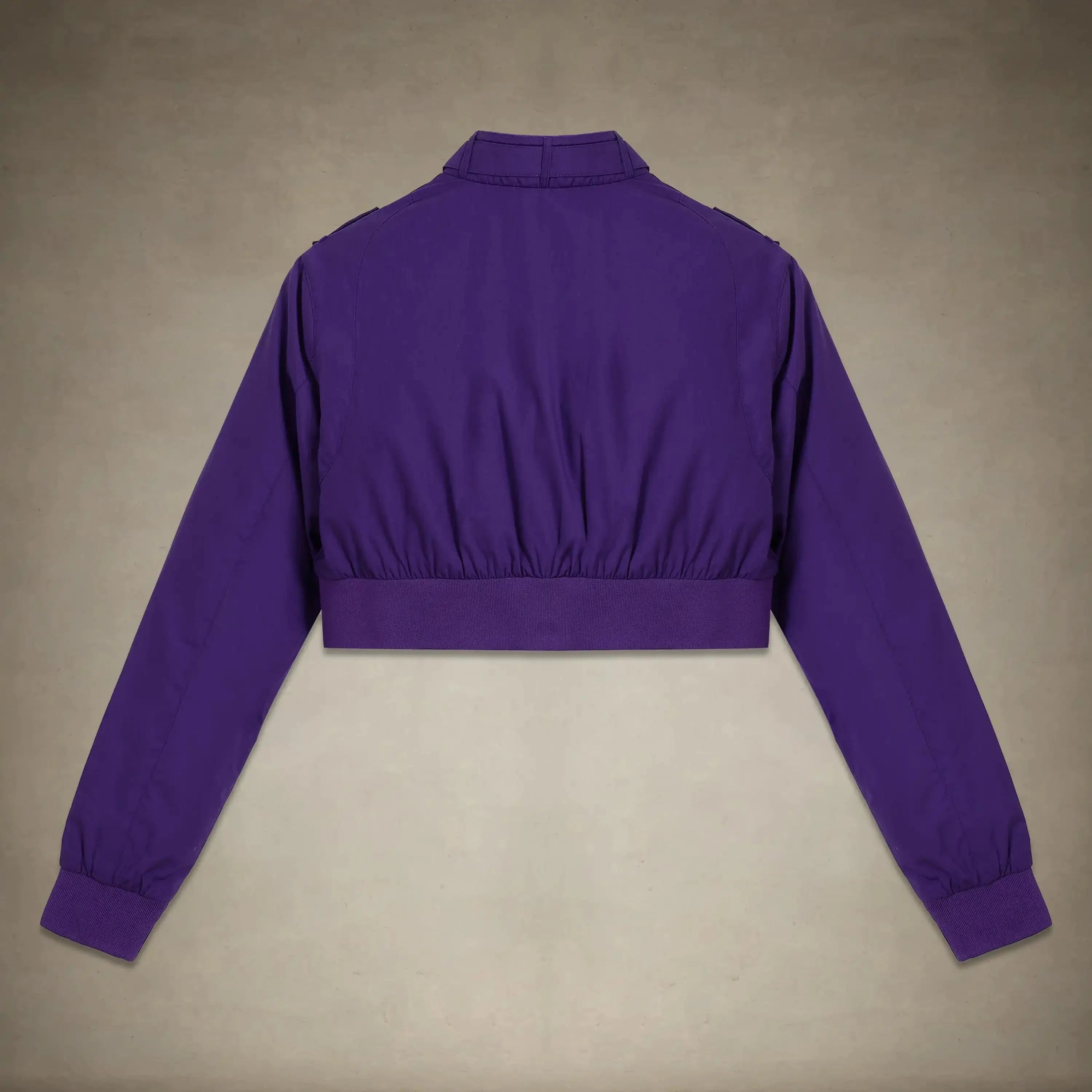 members only women's purple cropped jacket