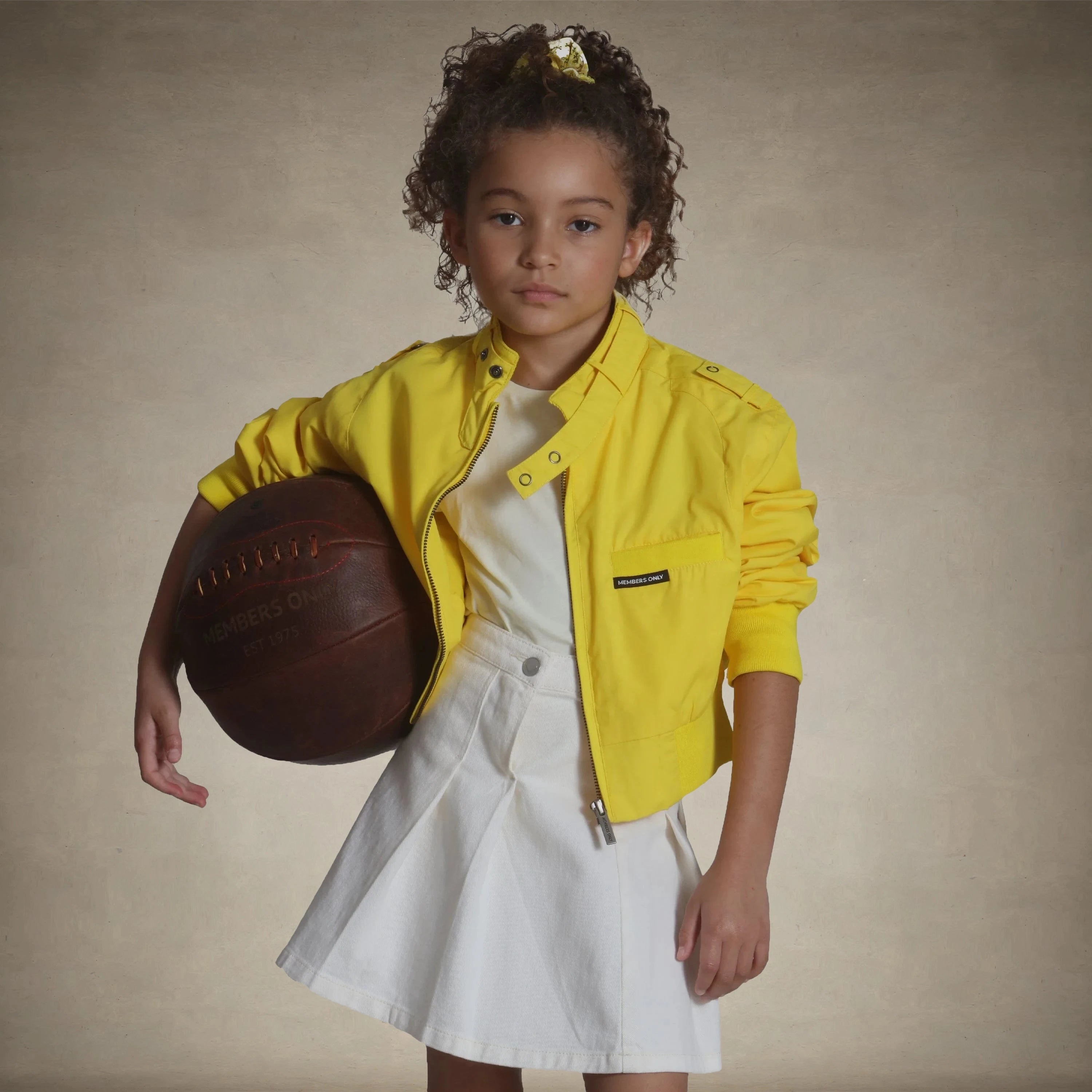 members only girls racer jackets  Yellow 7-8