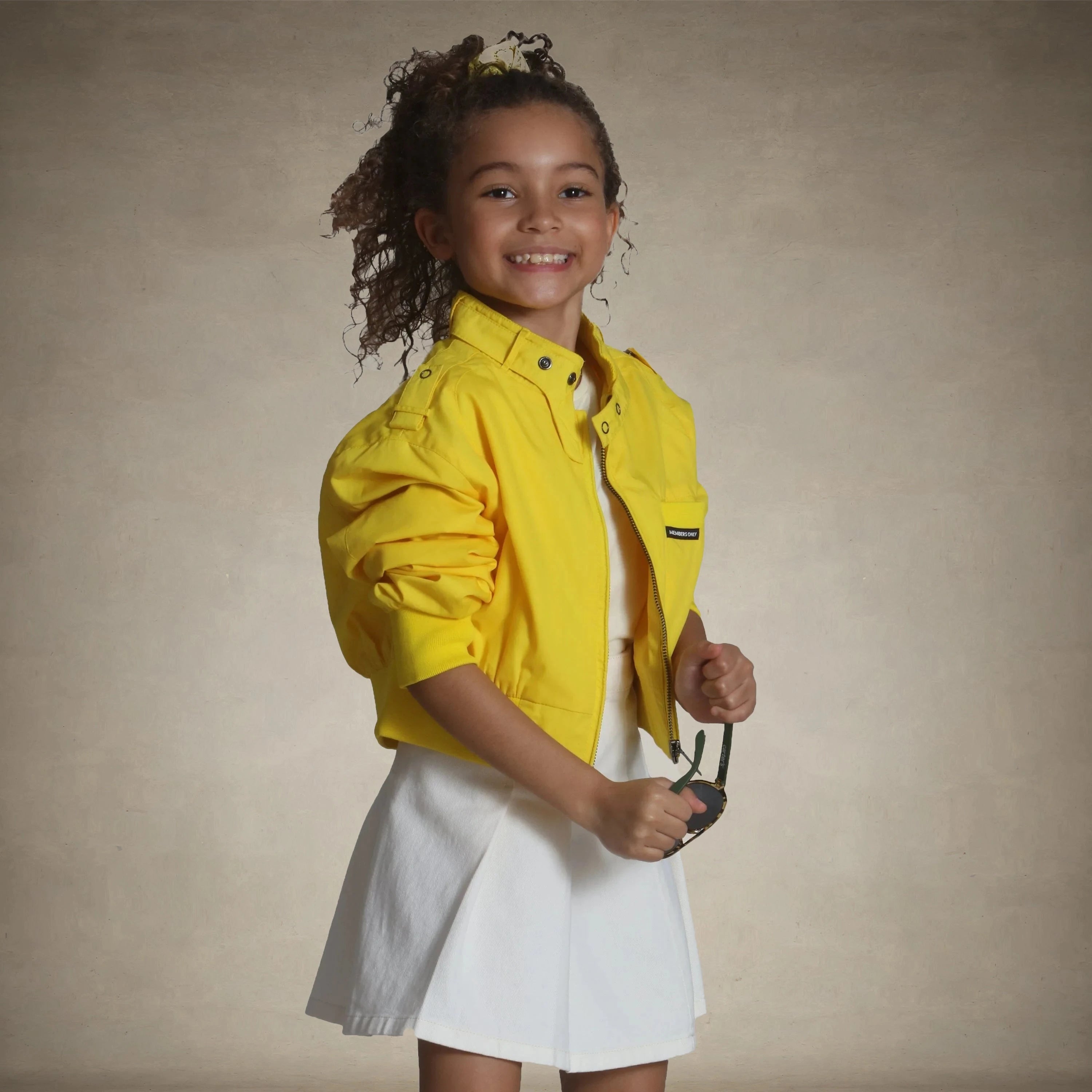 members only girls coats yellow 7-8