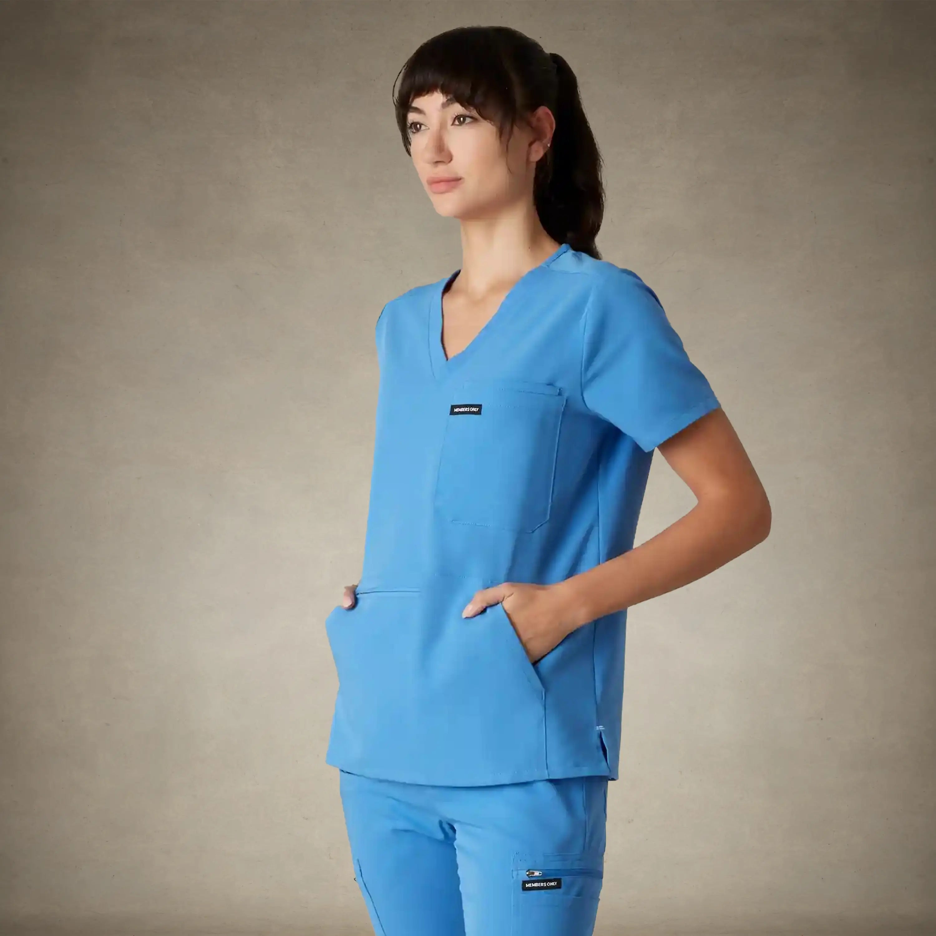 Cordoba 5-Pocket Scrub Top