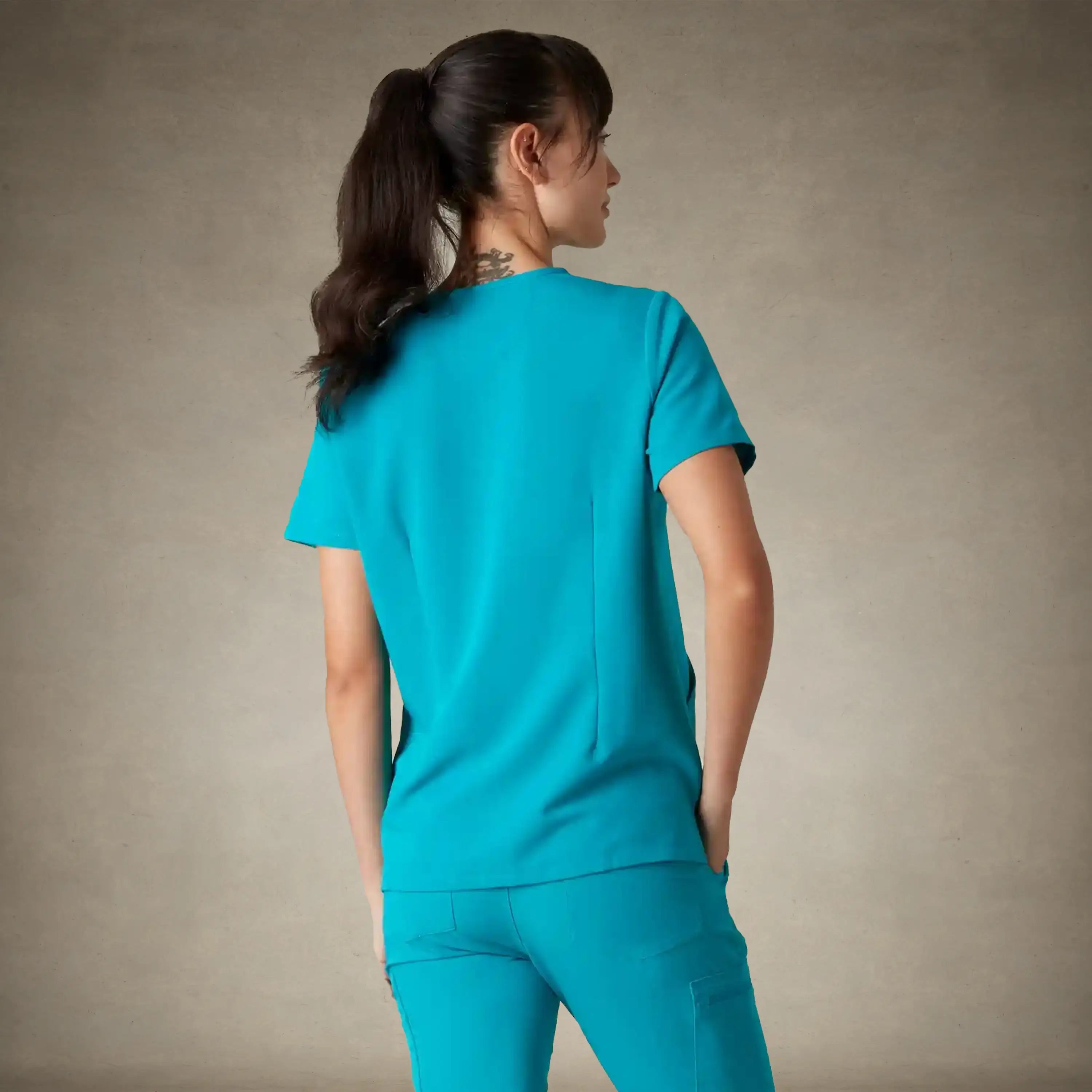 Cordoba 5-Pocket Scrub Top