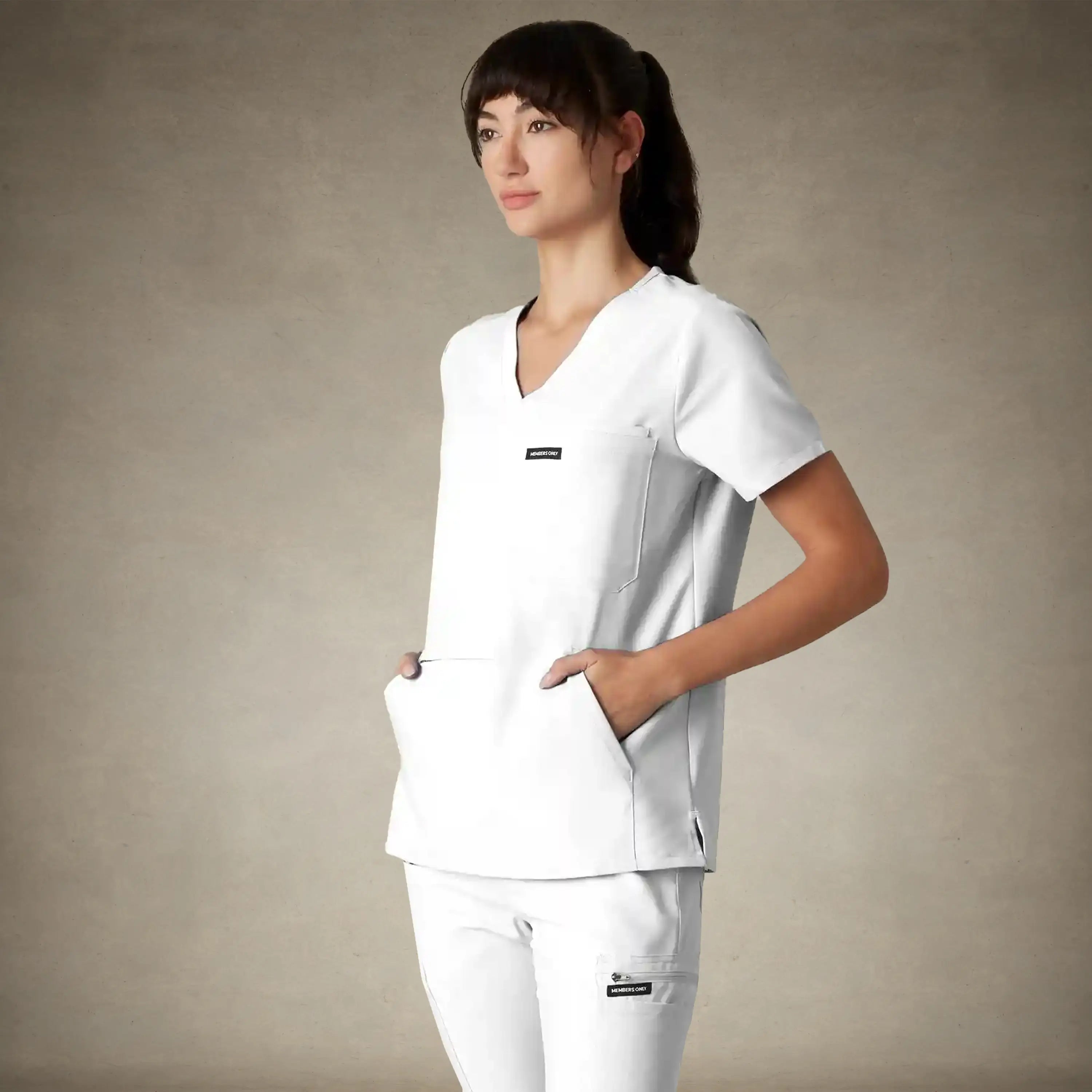 Cordoba 5-Pocket Scrub Top