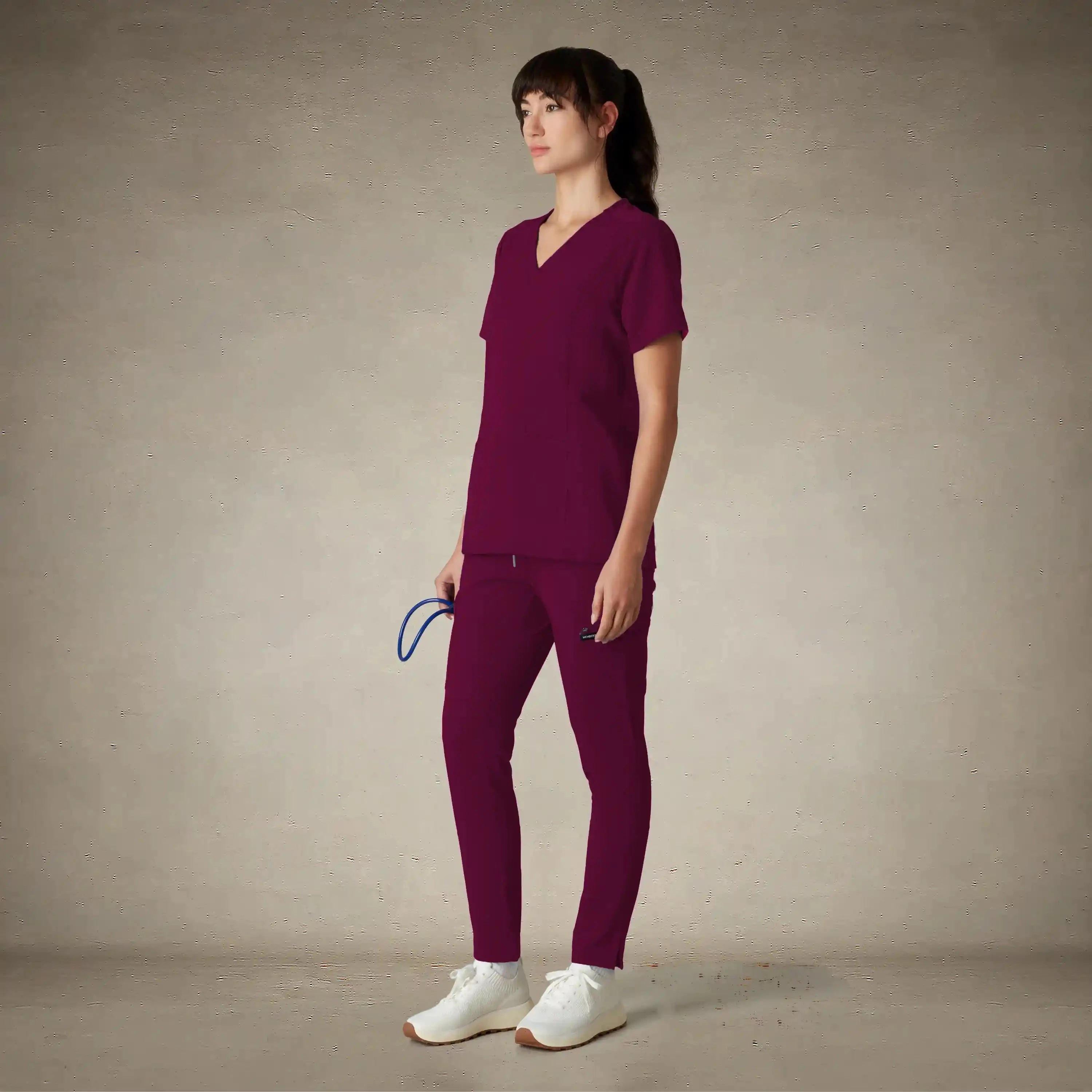 Ravenna 2-Pocket Scrub Top Womens Scrub Top Members Only®