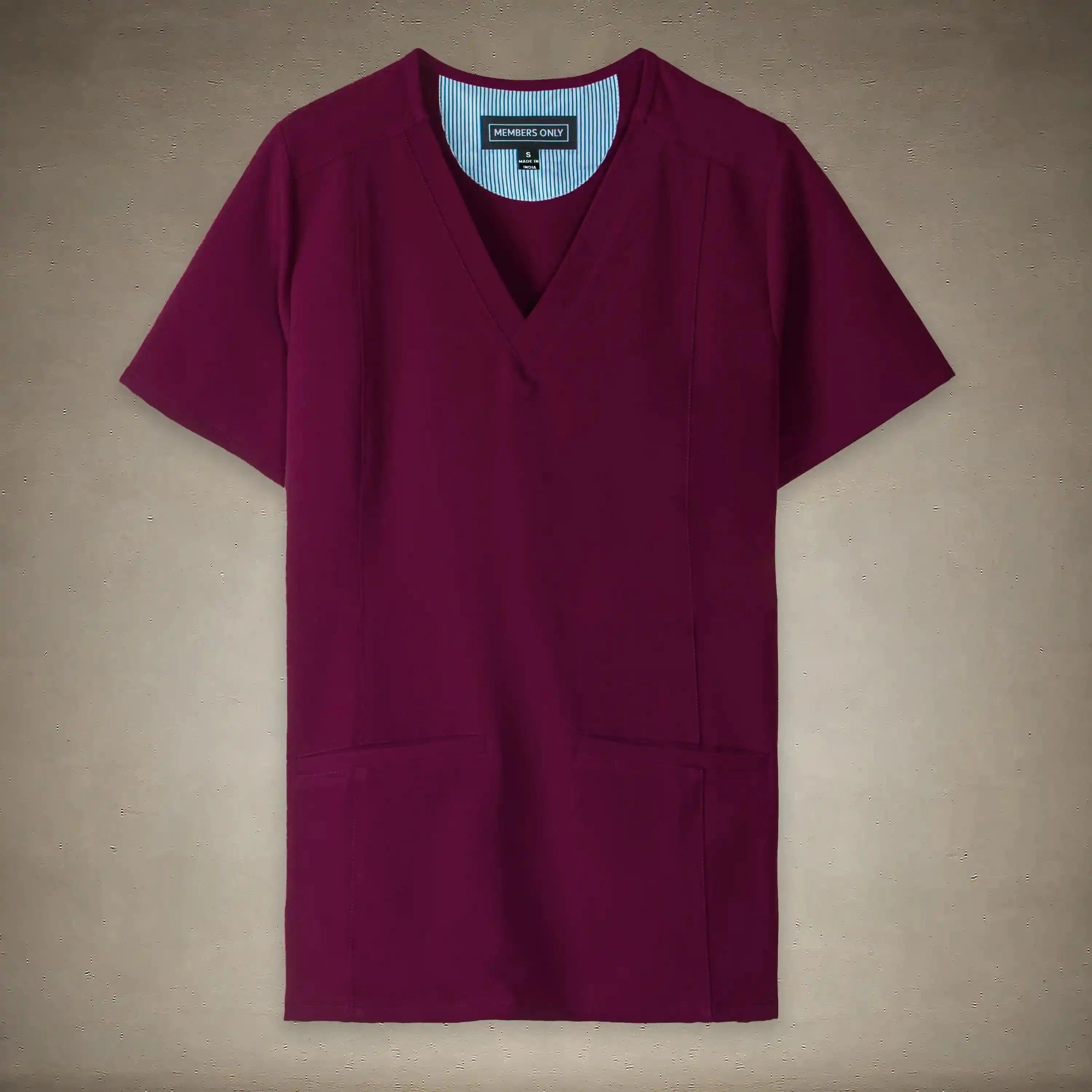 Ravenna 2-Pocket Scrub Top Womens Scrub Top Members Only®