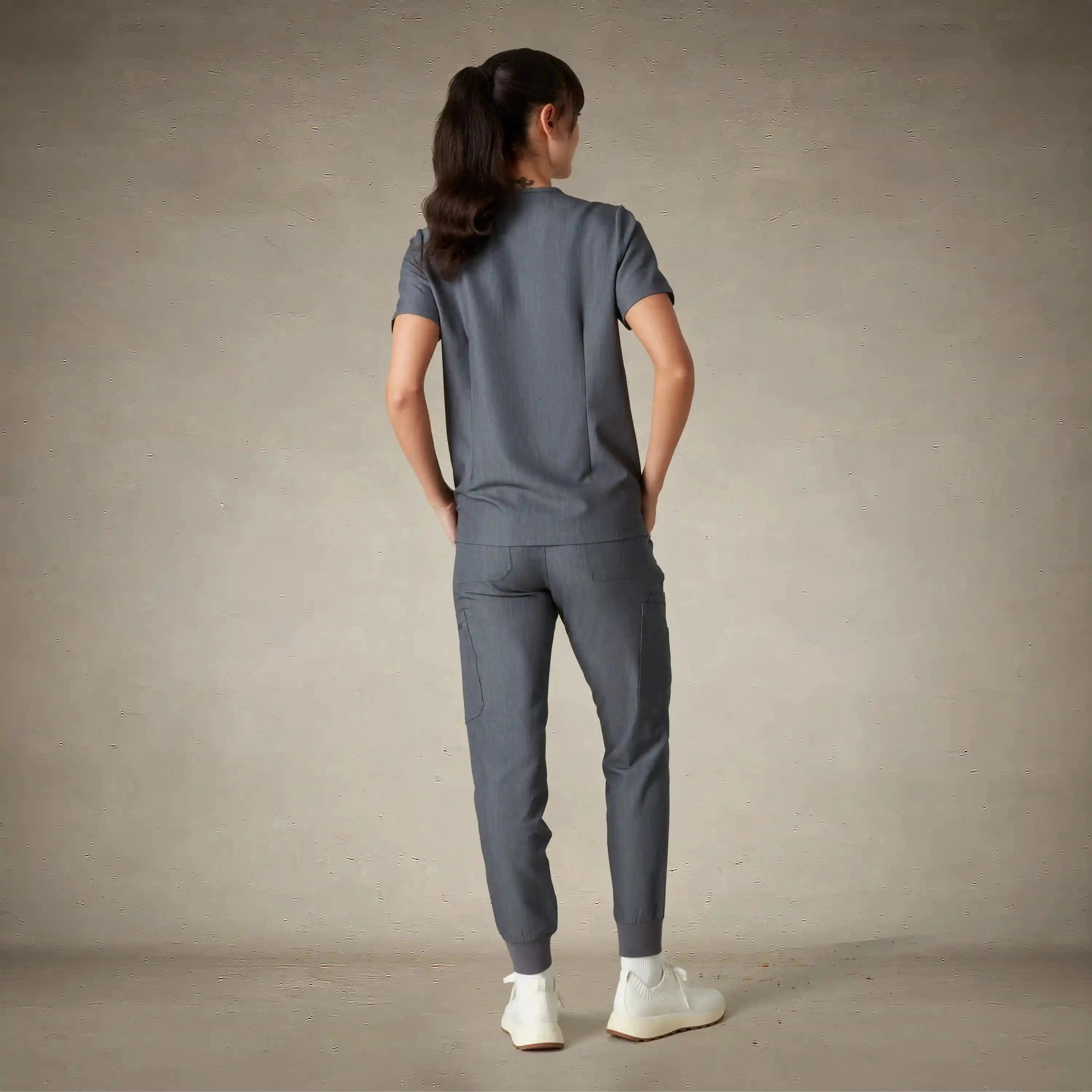 Ravenna 2-Pocket Scrub Top Womens Scrub Top Members Only®
