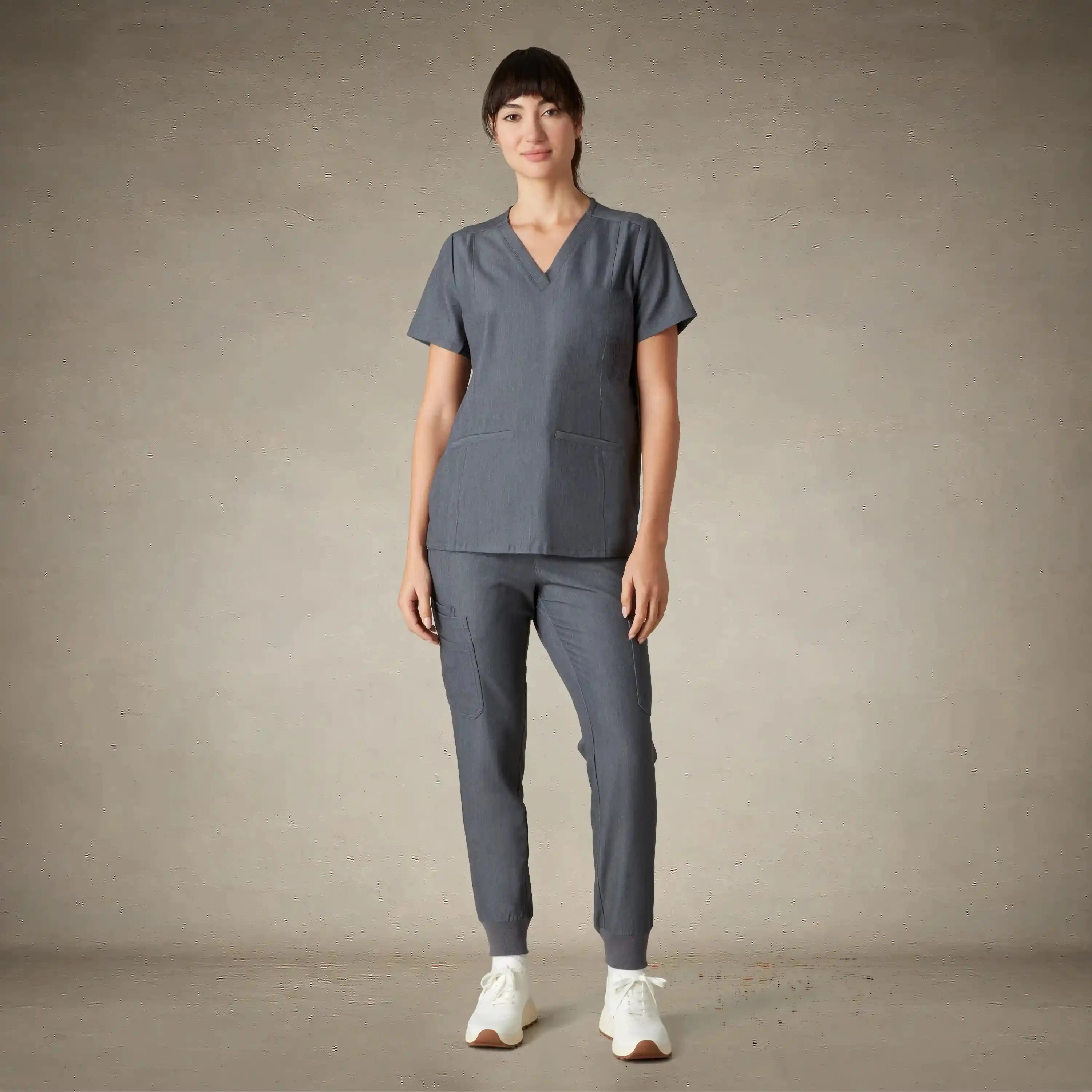 Ravenna 2-Pocket Scrub Top Womens Scrub Top Members Only®