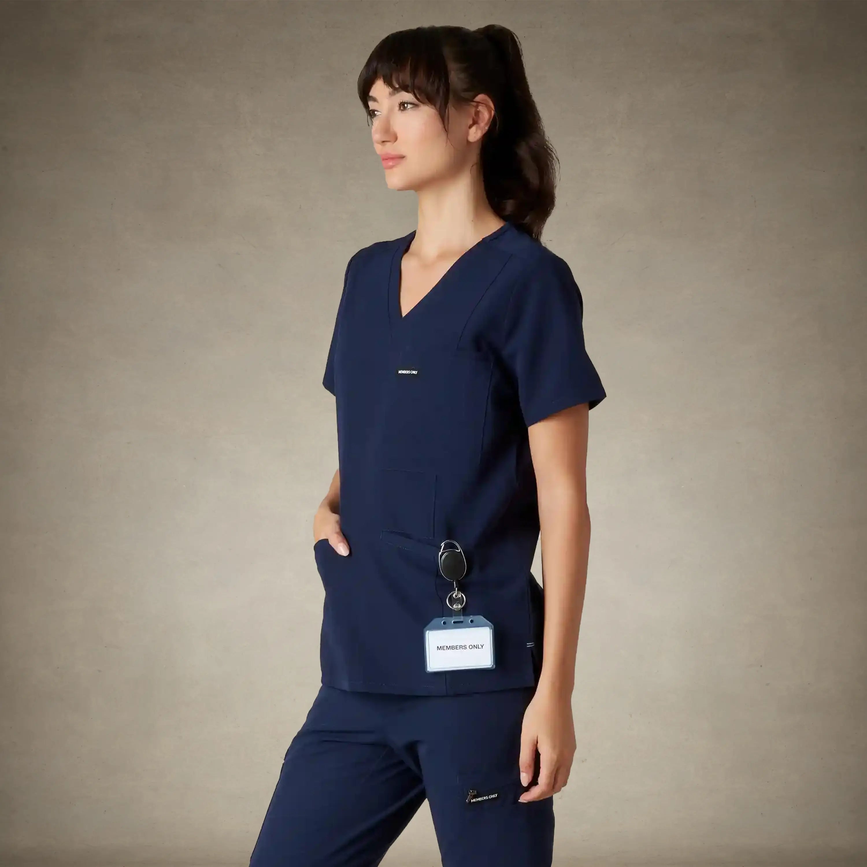 Siena 5-Pocket Scrub Top